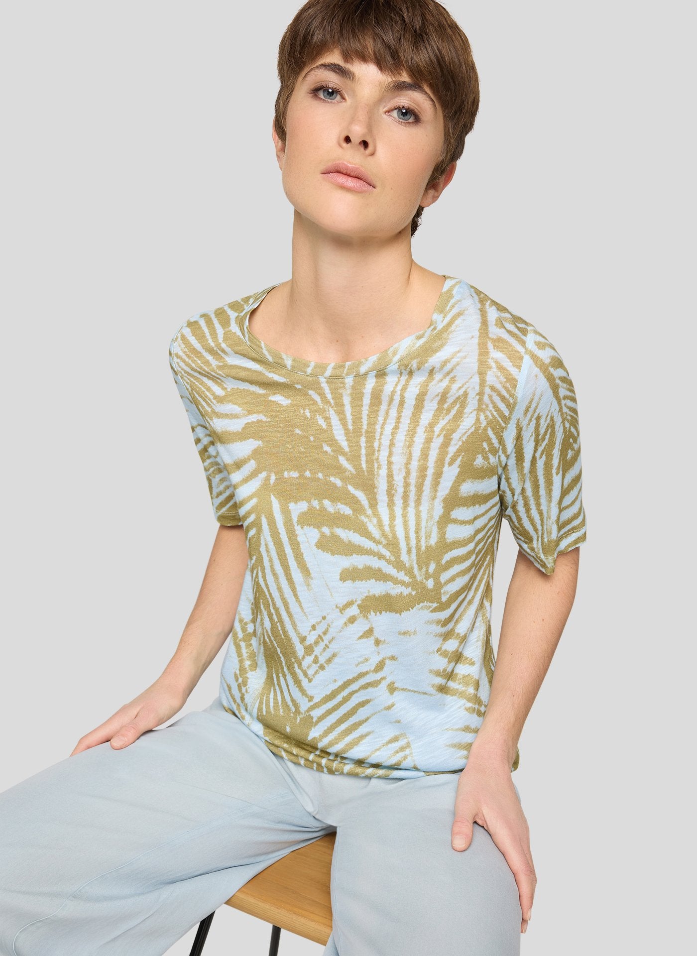 Rabe Damen T-Shirts Himmelblau