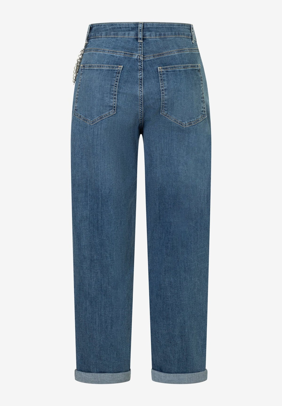 More & More Damen Jeans  Middle Blu