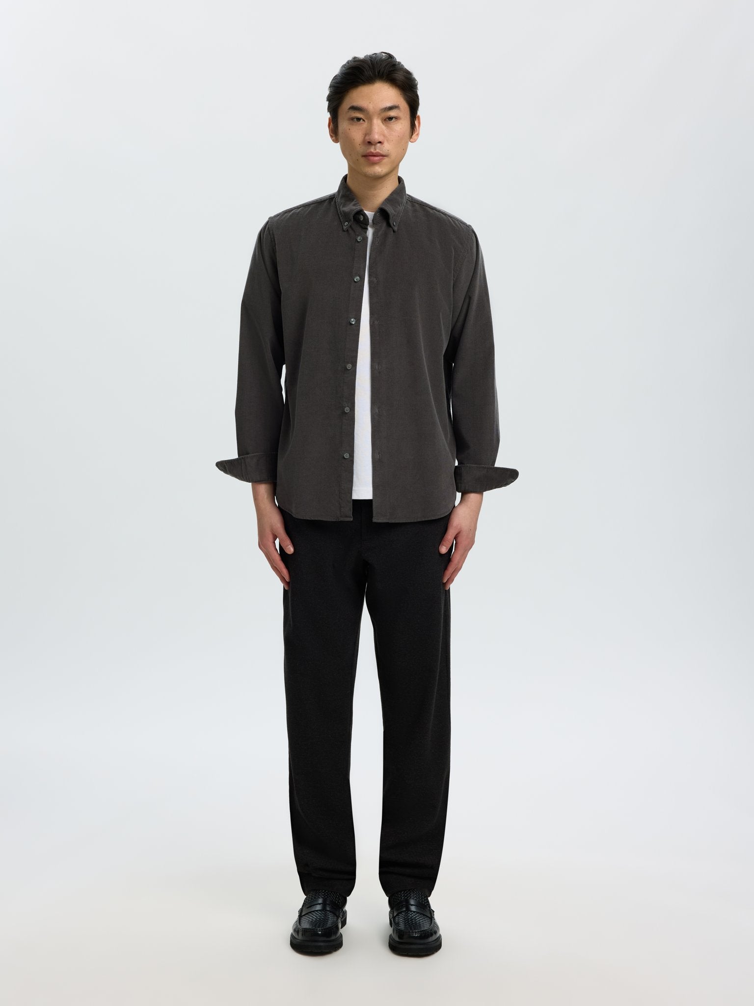 Selected homme Herren Hemden  Dark Sha