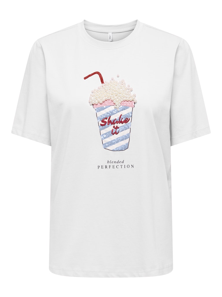 Only Damen T-Shirts Bright White/Sh