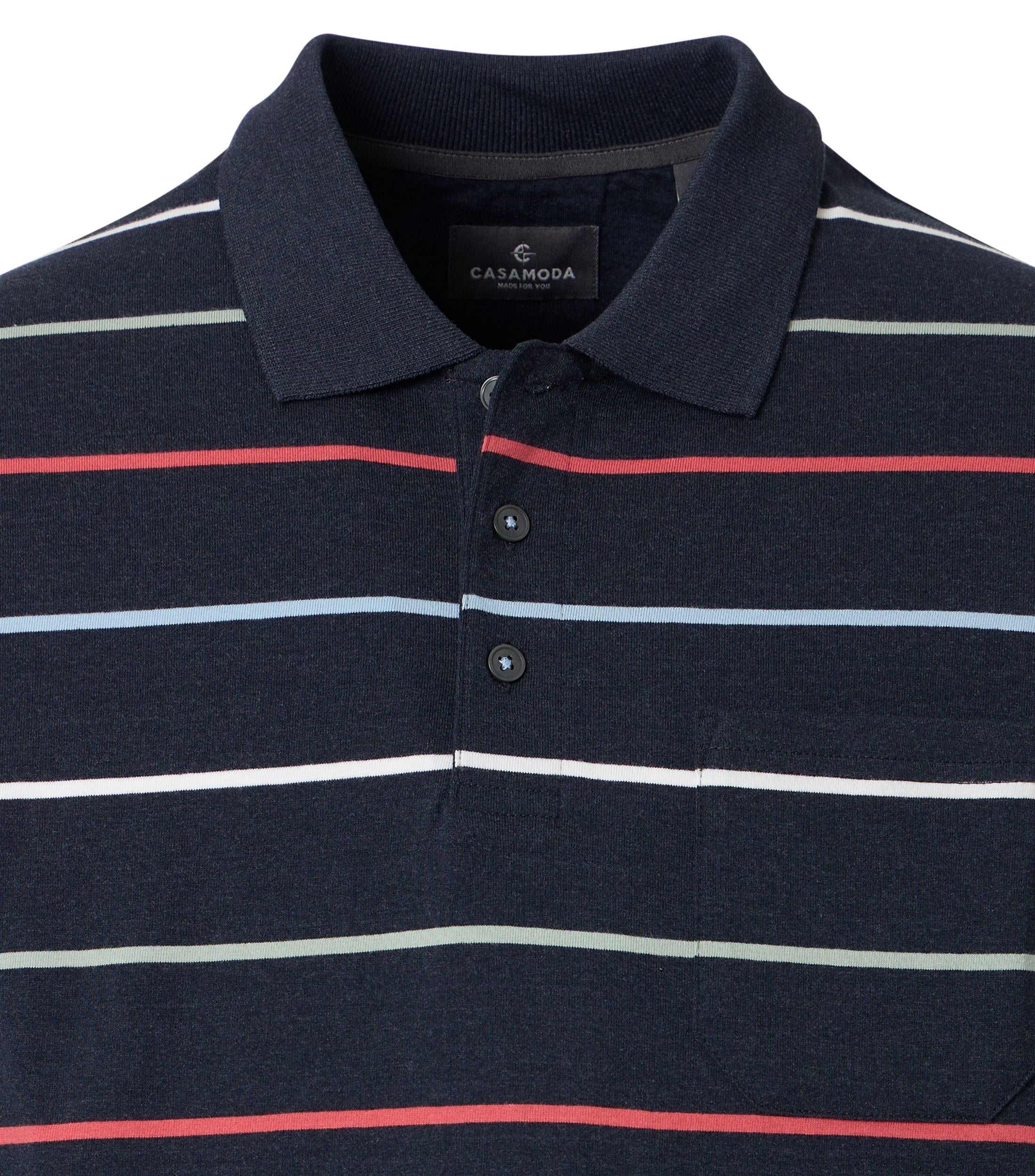 Casa Moda Herren Polo-Shirts  Blau