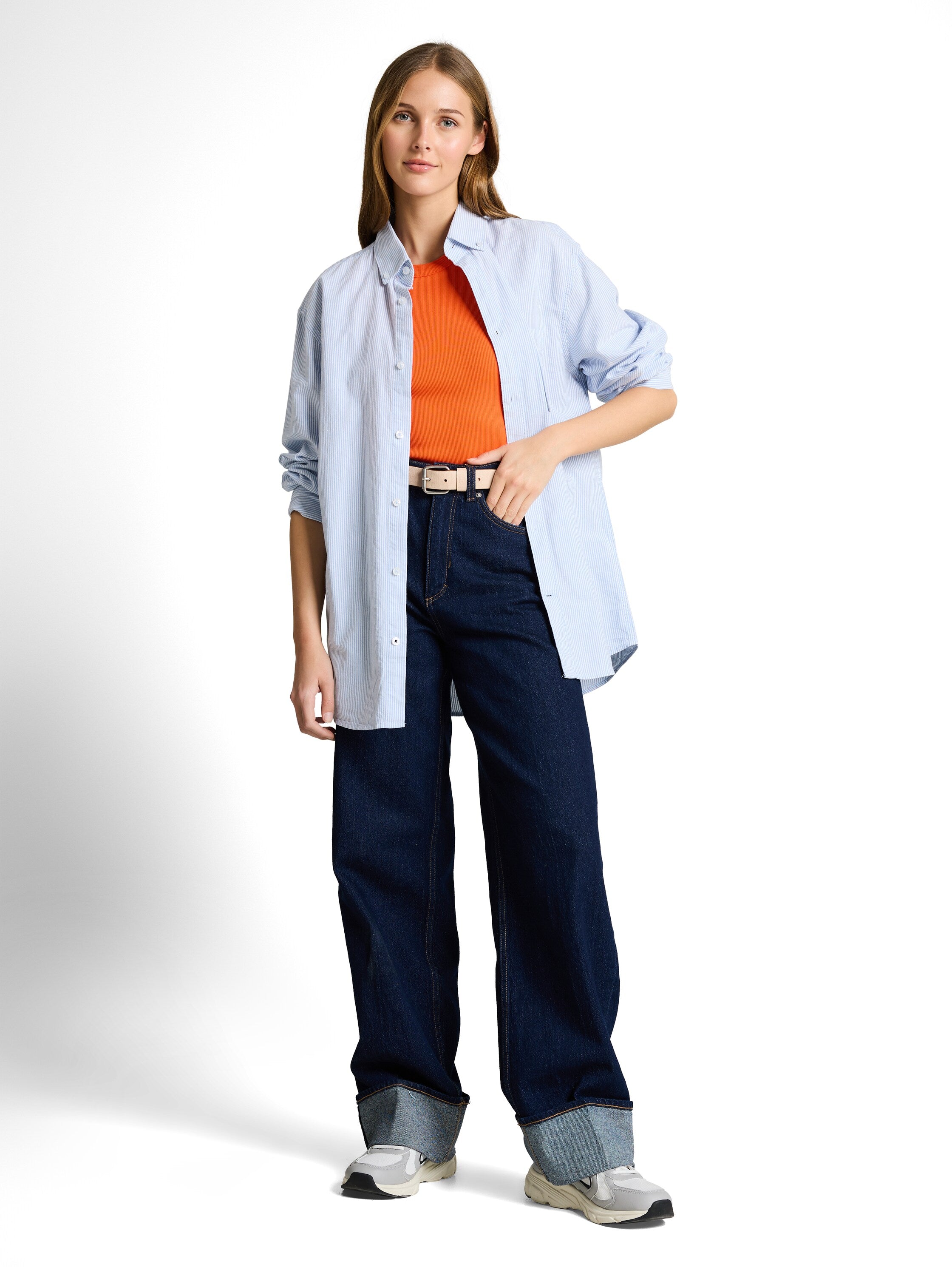 Tom Tailor denim Damen T-Shirts Fiery Orange