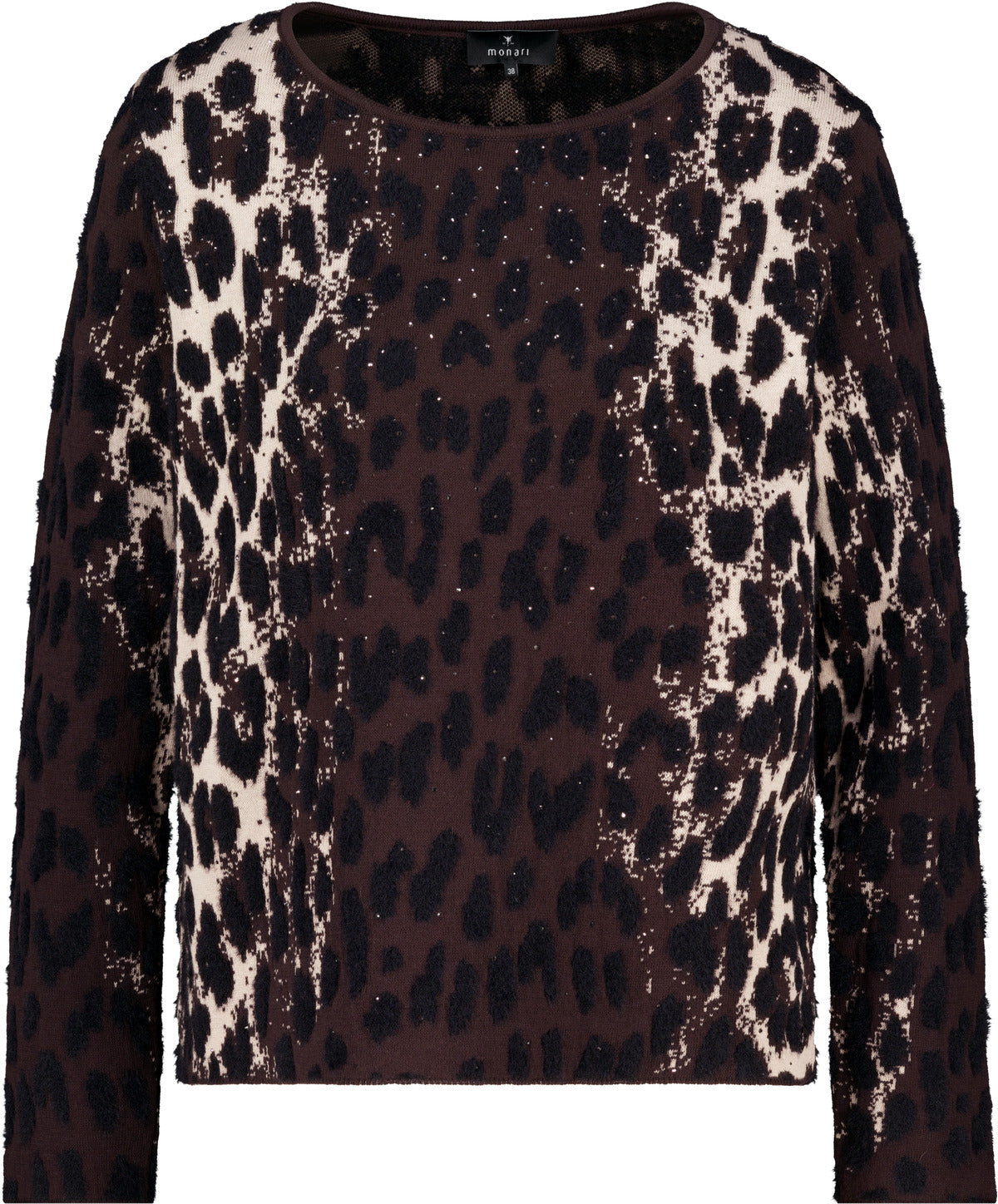 Monari Damen Pullover  Black Coffe