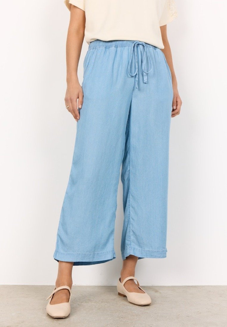 Soya Concept Damen Hosen Medium Blue