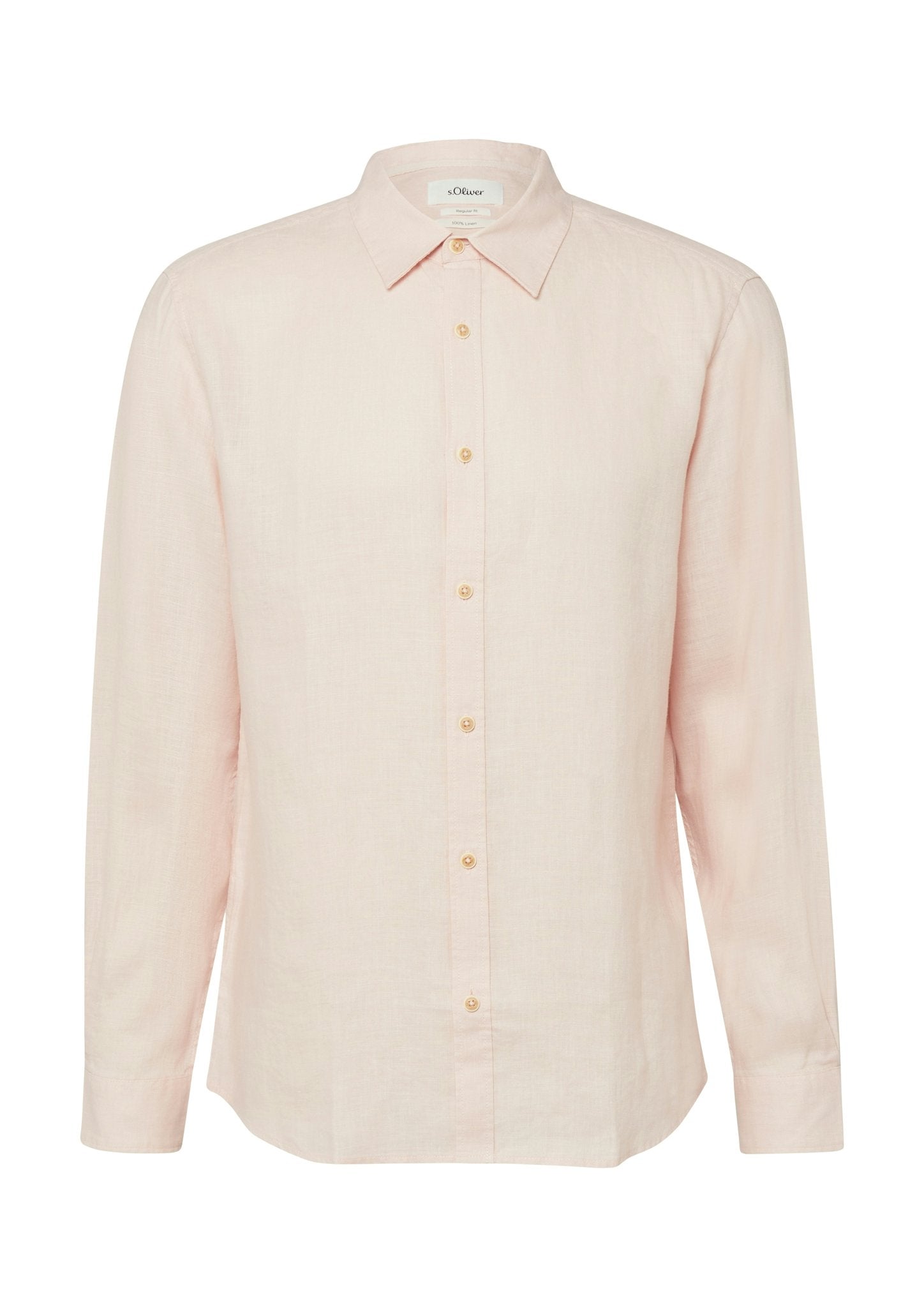 S. Oliver red Herren Hemden lang Lilac/Pink
