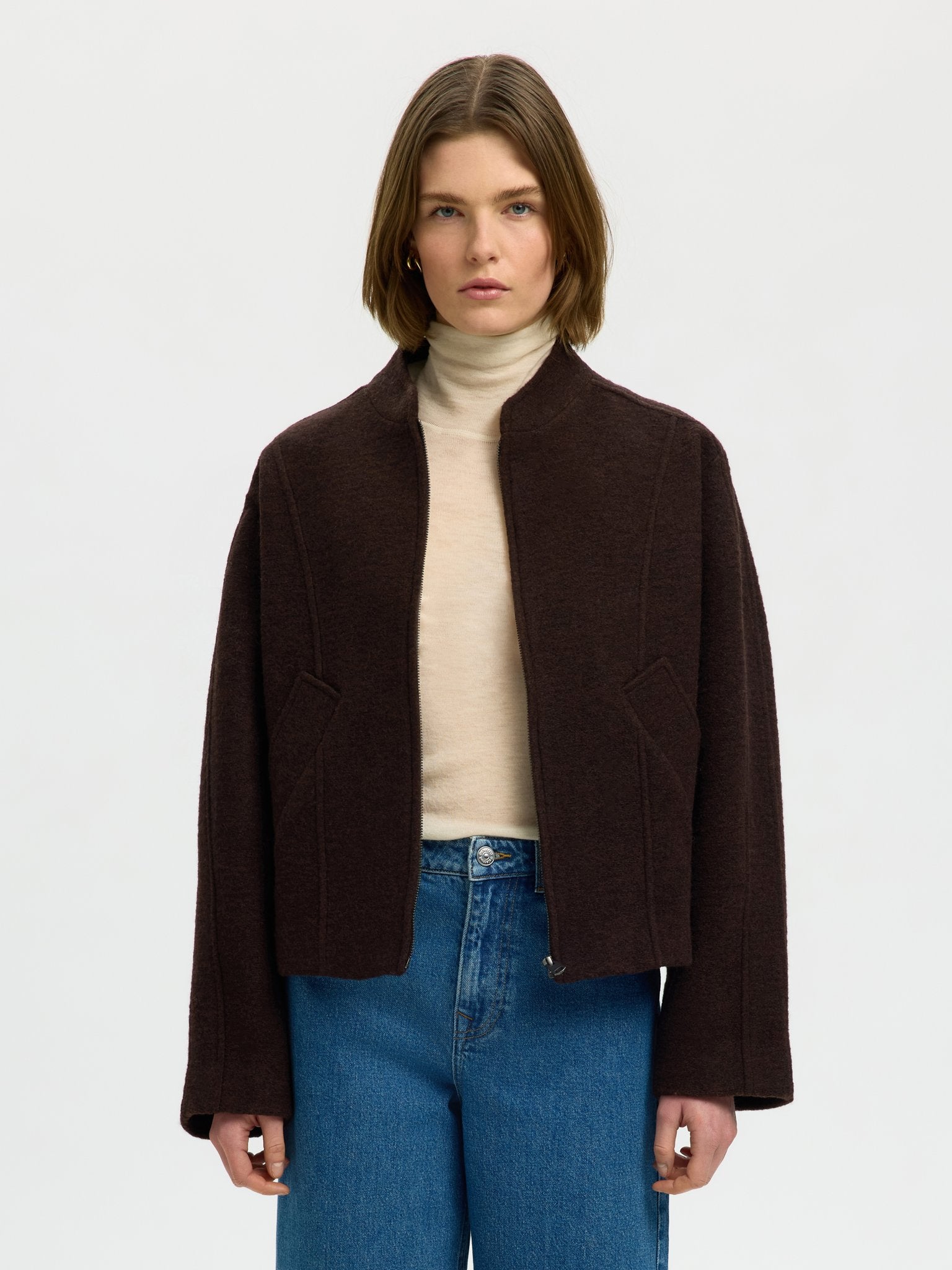 Selected Femme Damen Jacken Delicioso/Melan