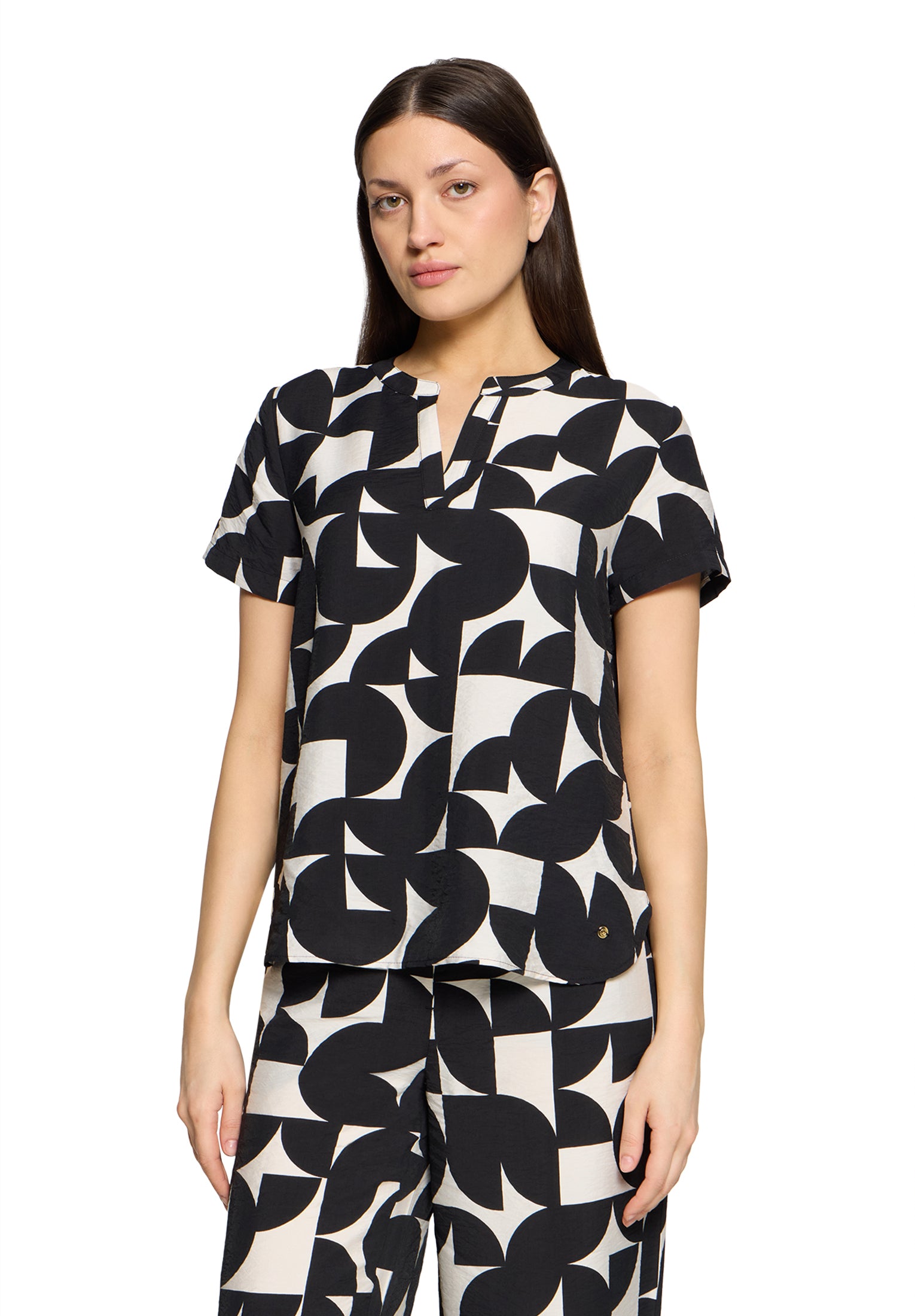 Betty & Co Damen Blusen Black/Cream