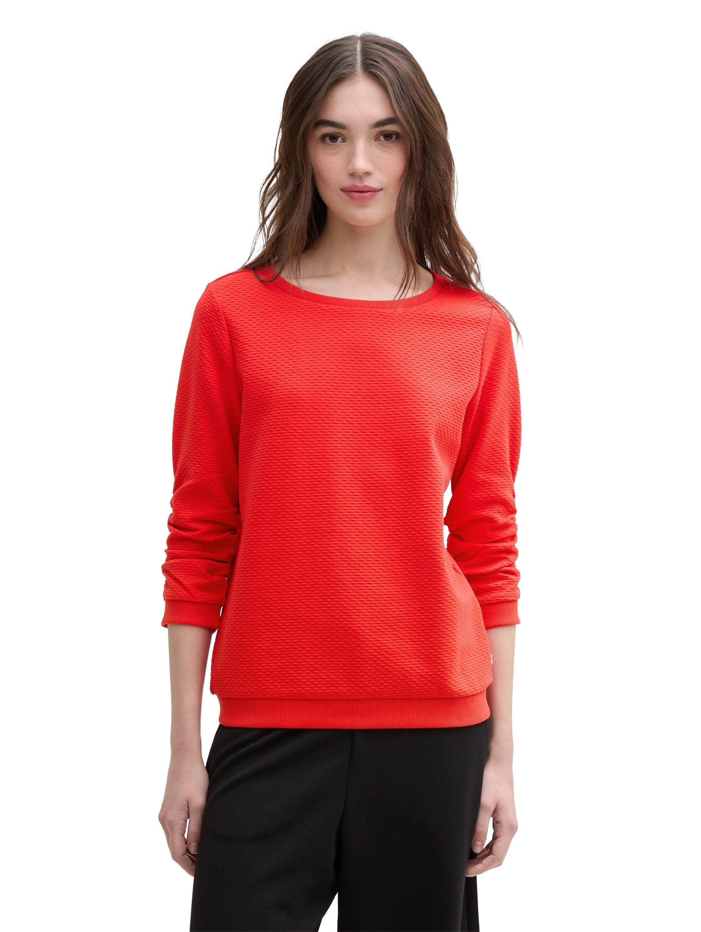 Tom Tailor denim Damen Sweatshirts Scarlet Red