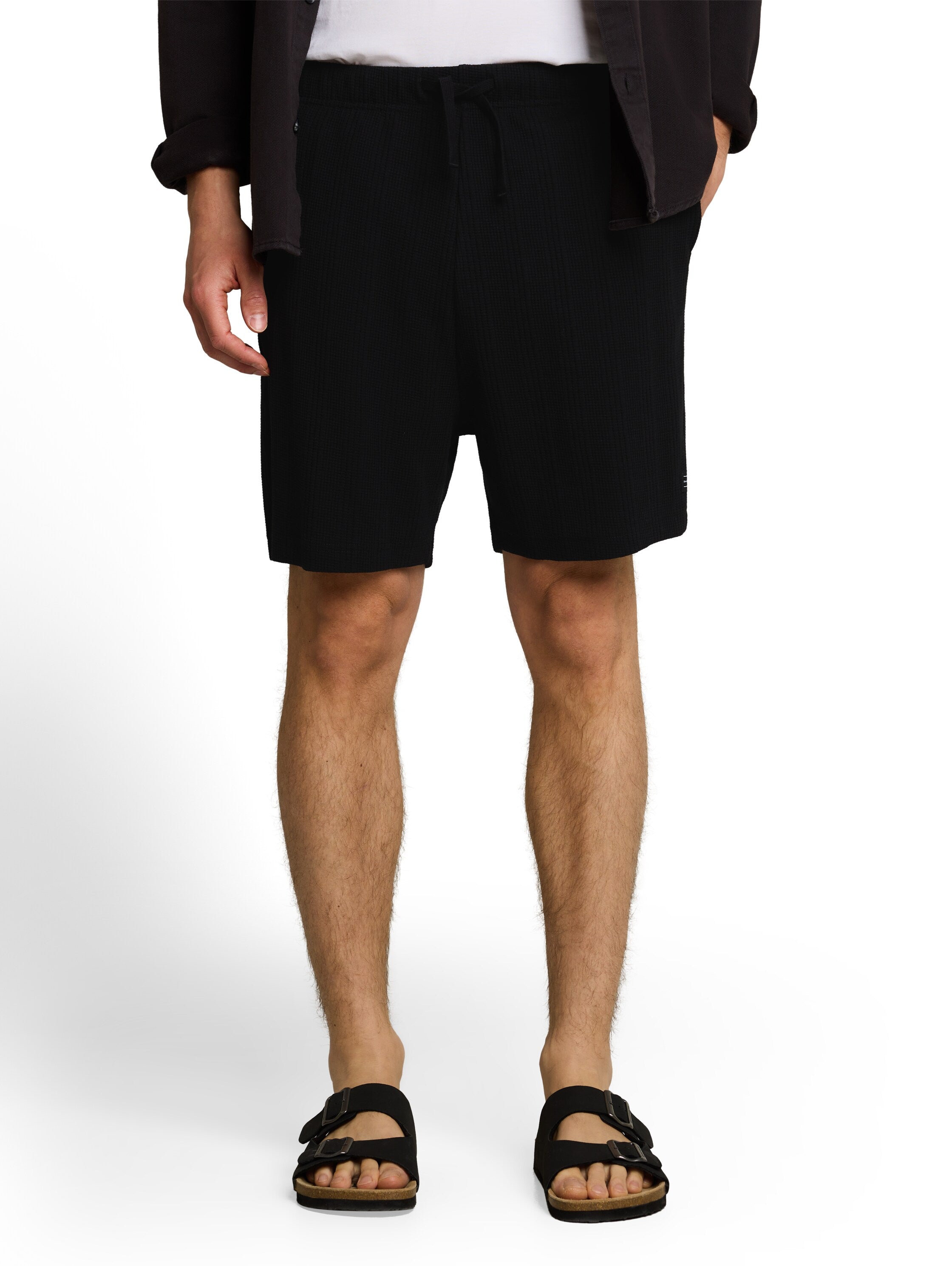 Tom Tailor denim Herren Shorts Black
