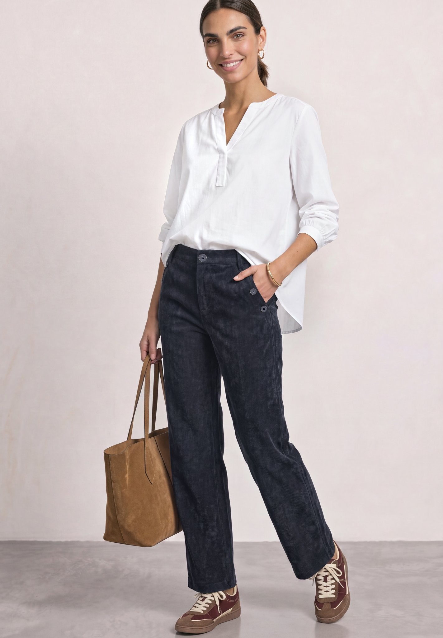 Street One Damen Hosen  Indigo Ni