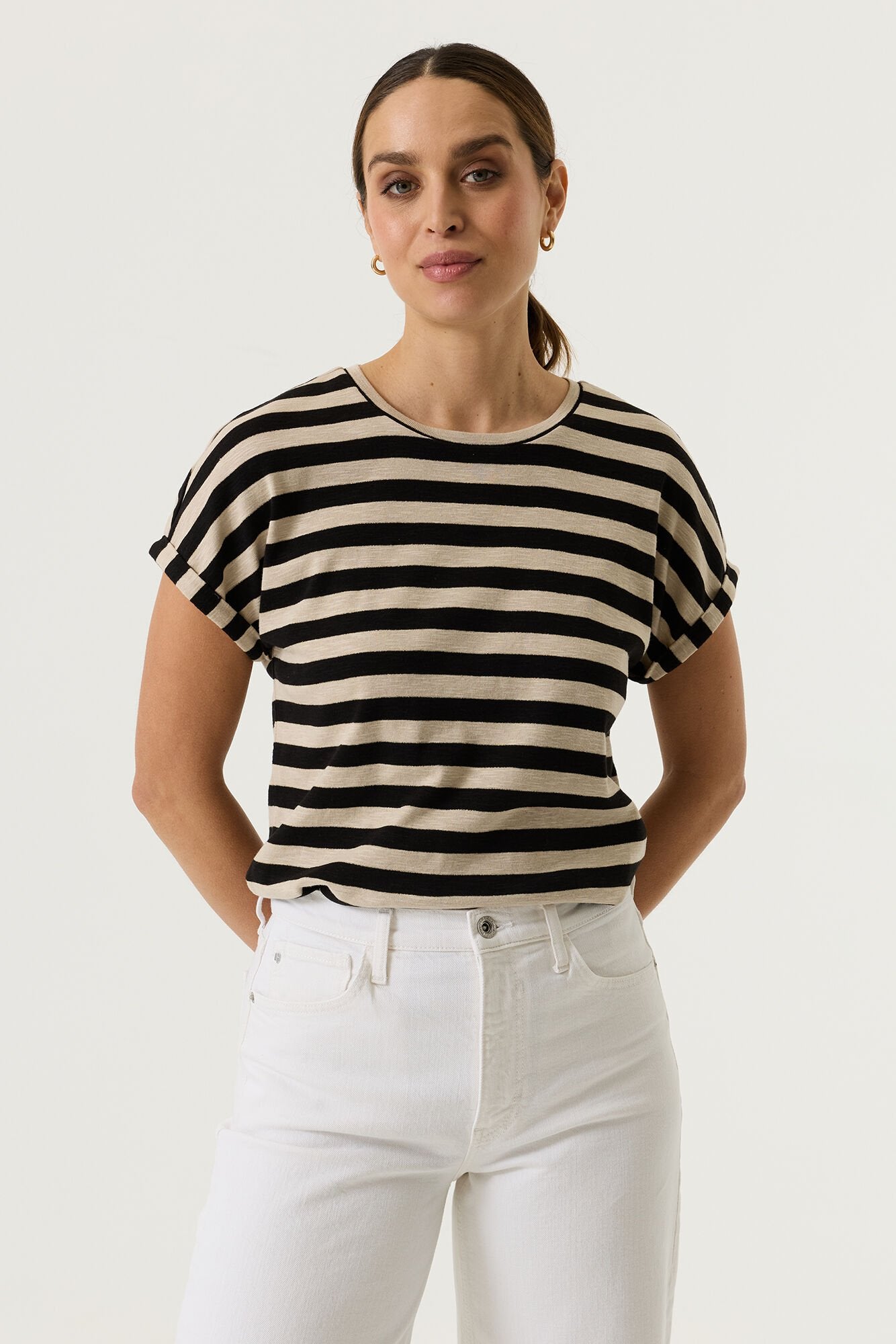 Garcia Damen T-Shirts Black