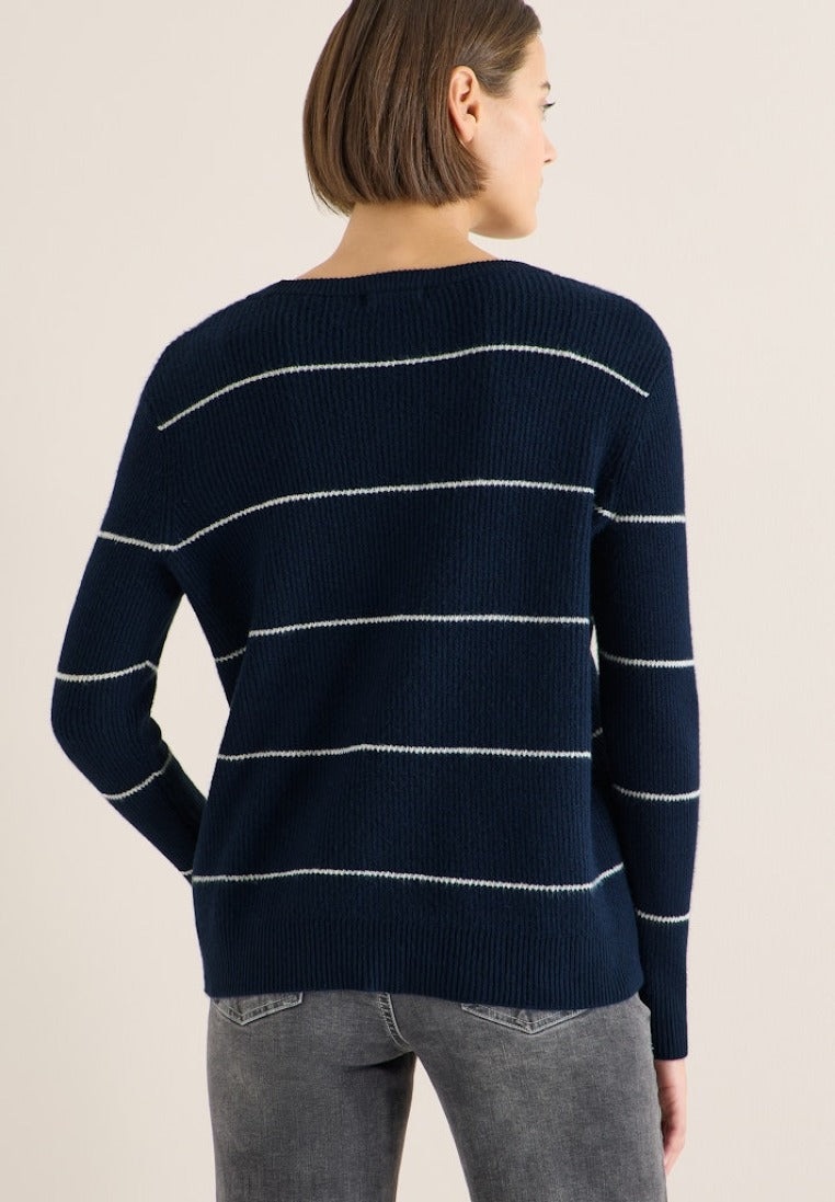 Cecil Damen Pullover  Deep Deni