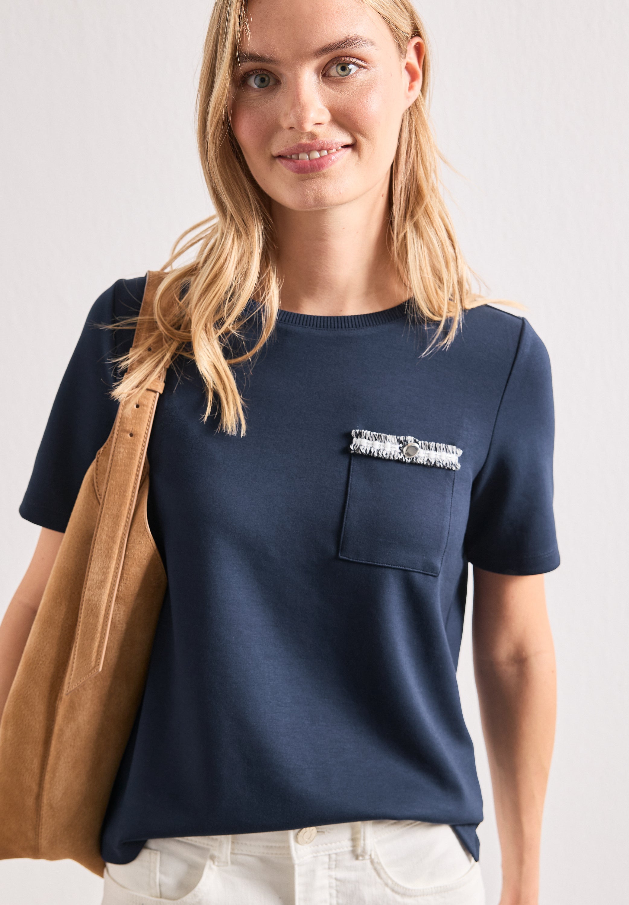 Street One Damen T-Shirts  Darkest B