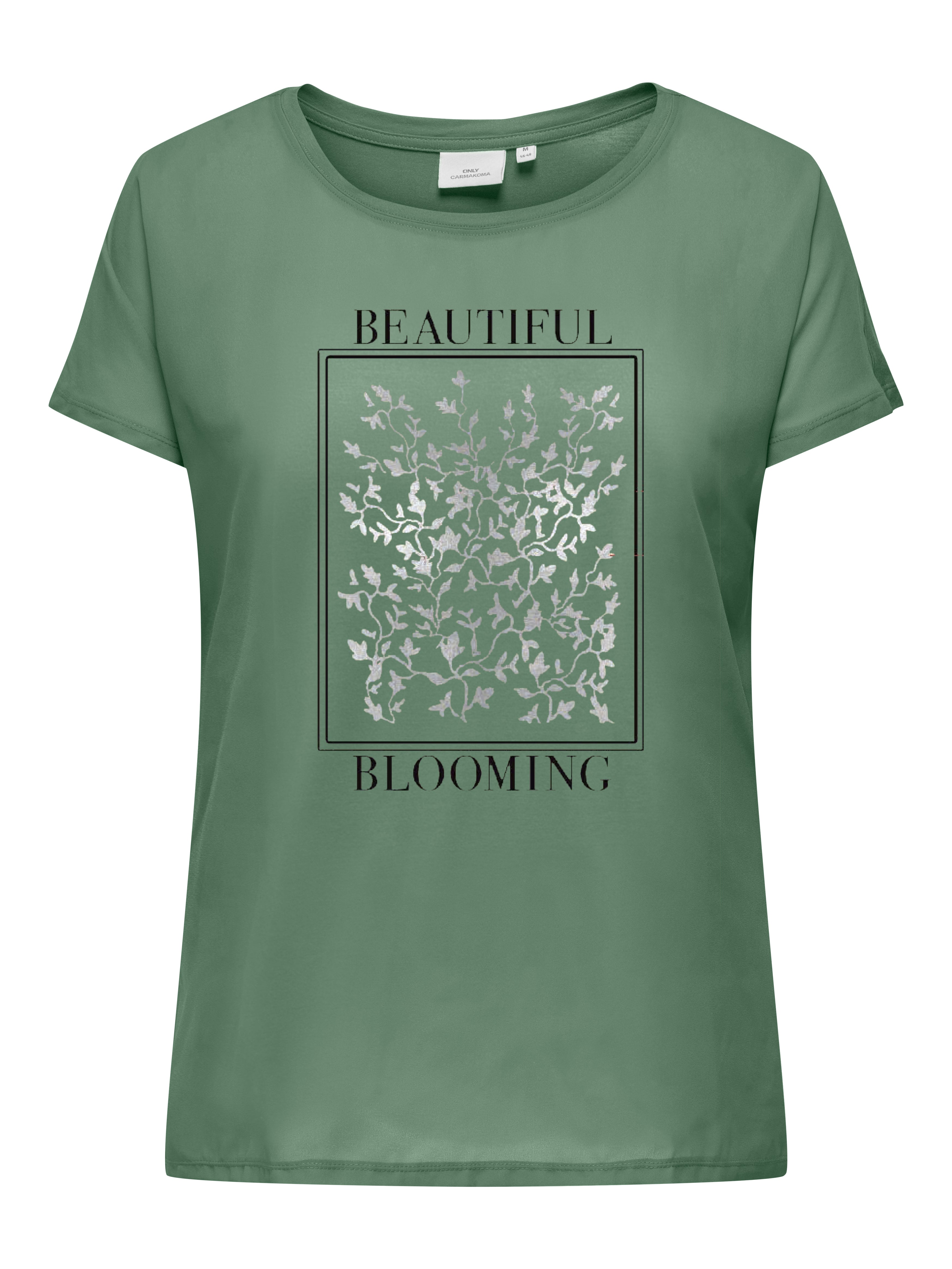 Only Carmakoma Damen T-Shirts Hedge Green/Blo