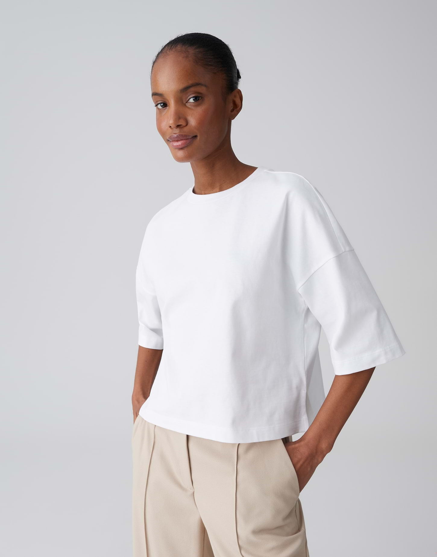 Opus Damen T-Shirts White