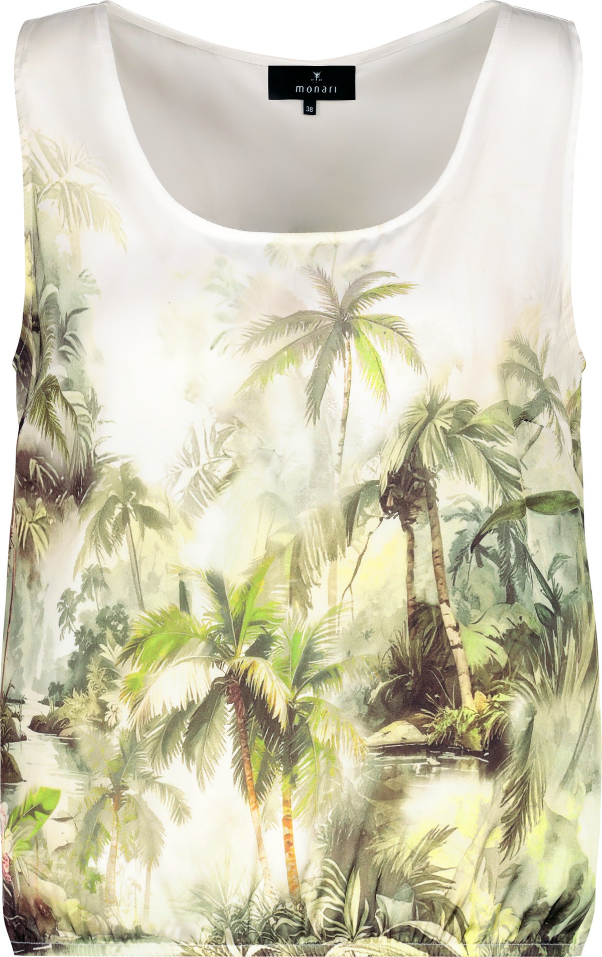 Monari Damen Tops Olive Gemus