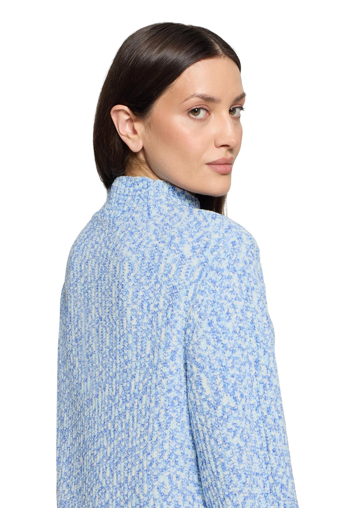 Betty & Co Damen Pullover Light Blue/Crea