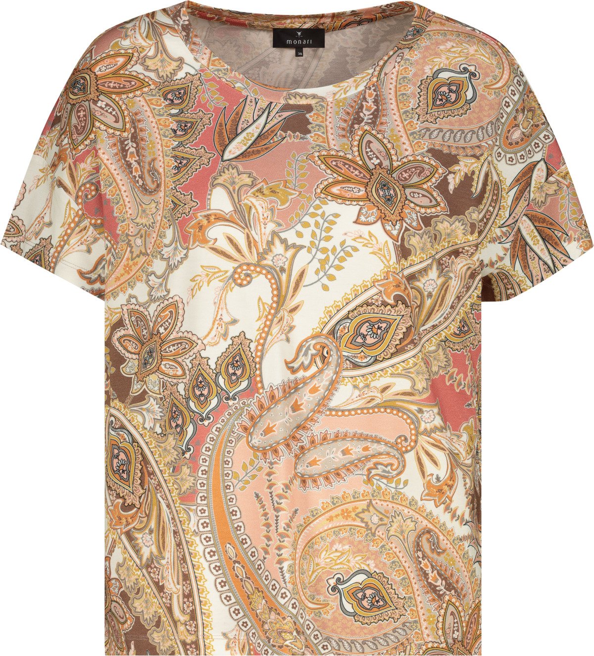 Monari Damen T-Shirts Mocca Gemus