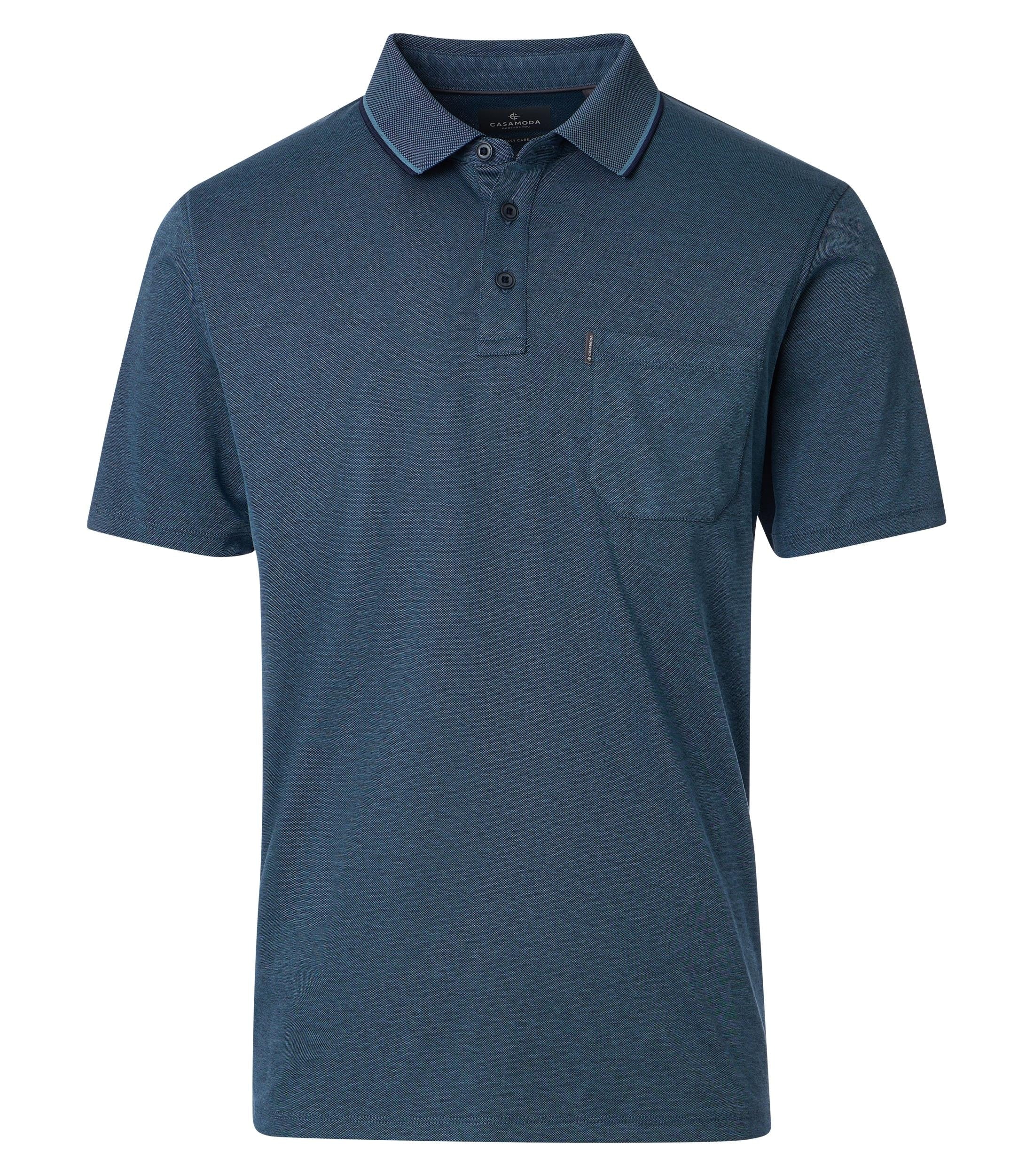 Casa Moda Herren Polo-Shirts  Aqua Bis Pe