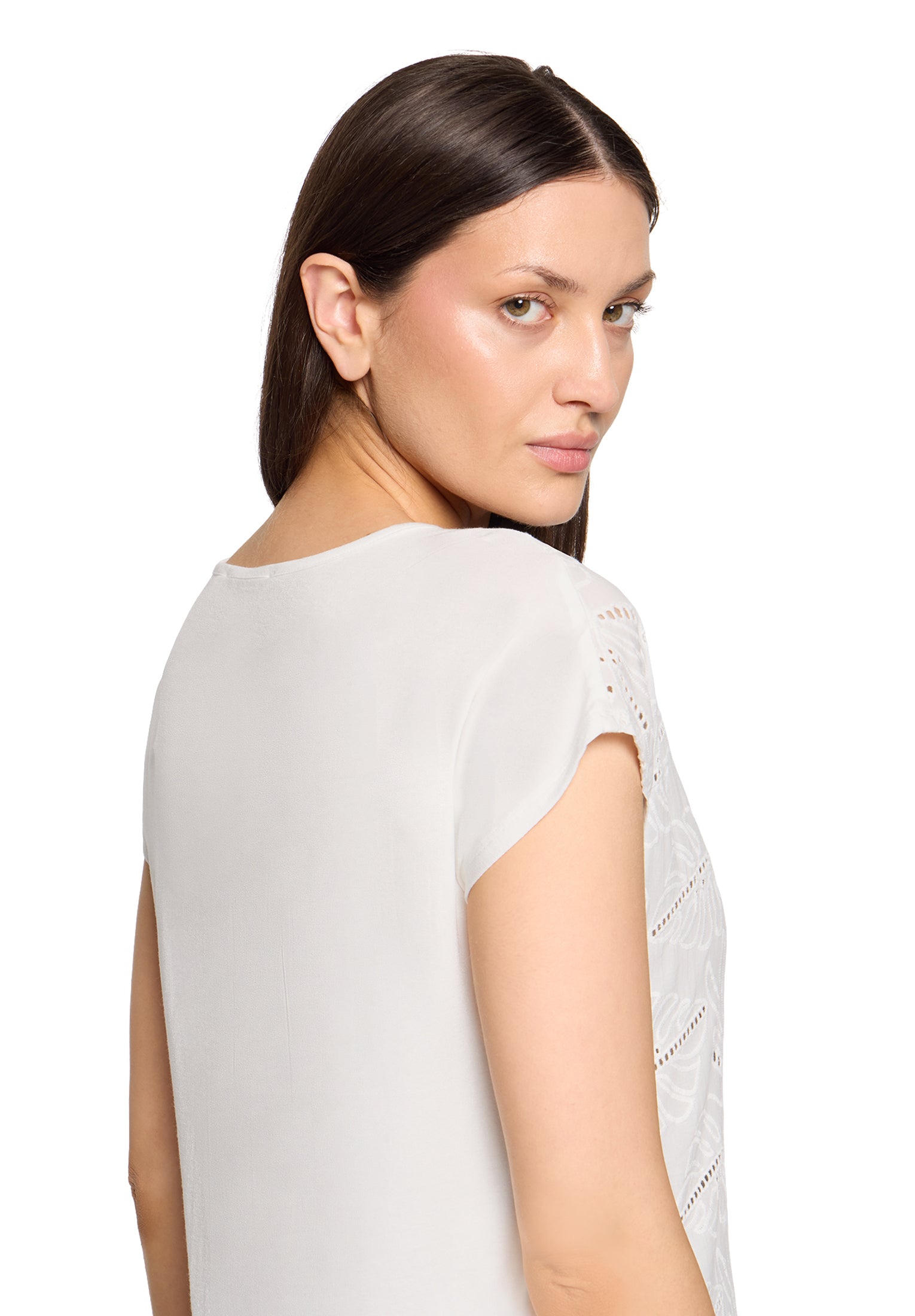 Betty & Co Damen T-Shirts Offwhite