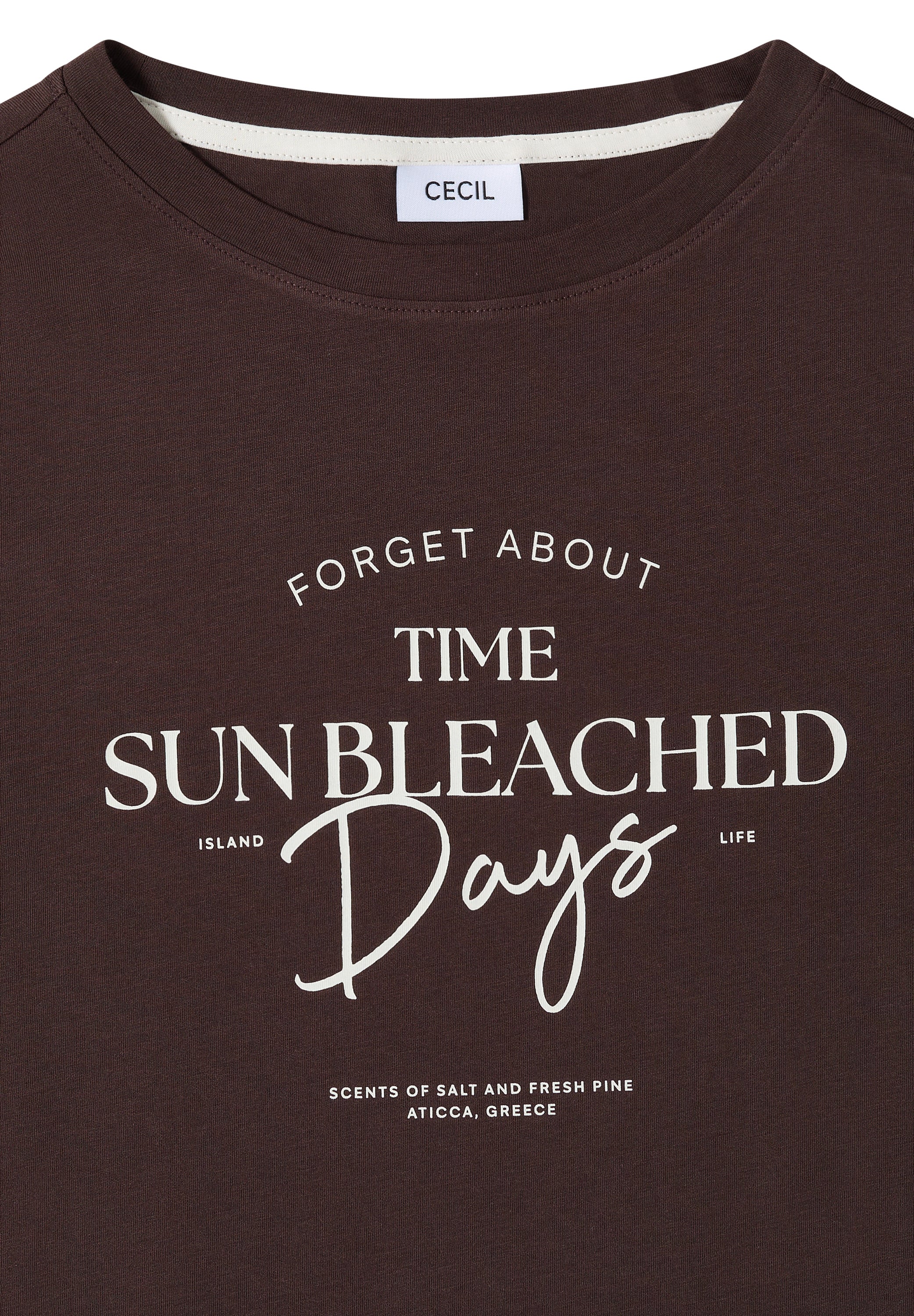 Cecil Damen T-Shirts  Brown Cac