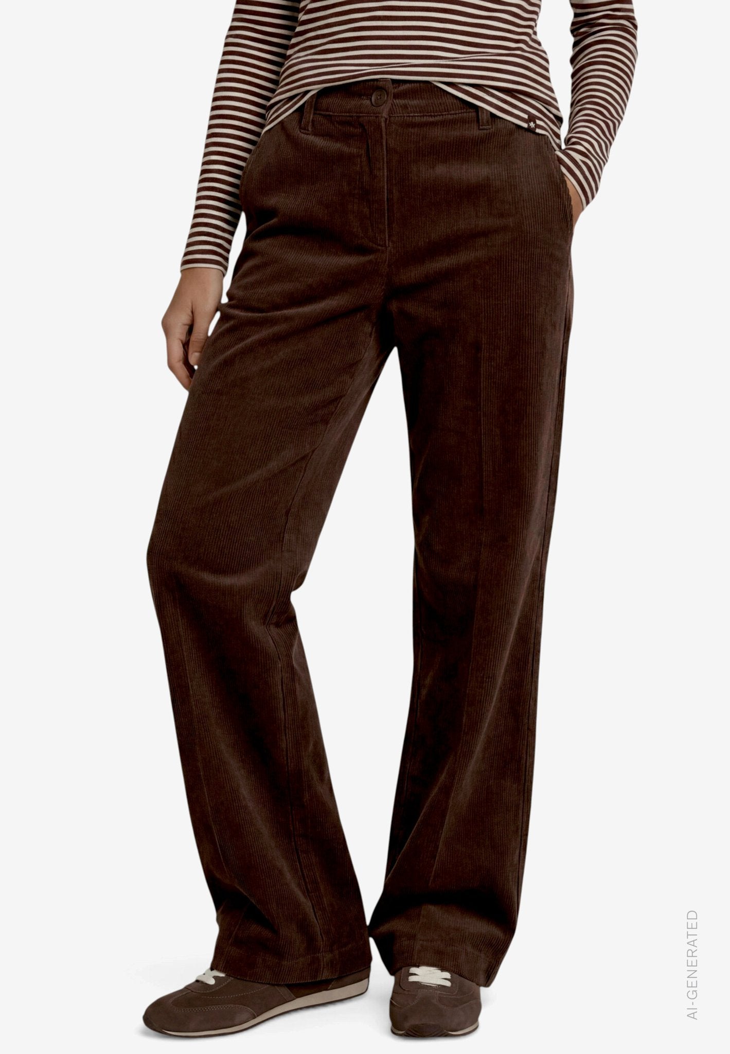 Zero Damen Hosen Black Coffee