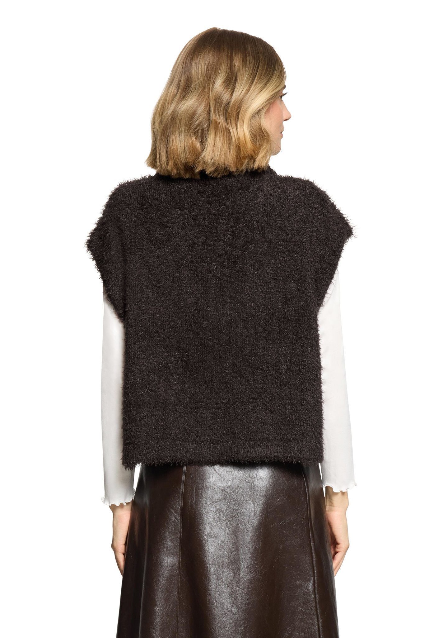 Cartoon Damen Pullover Black Coffee