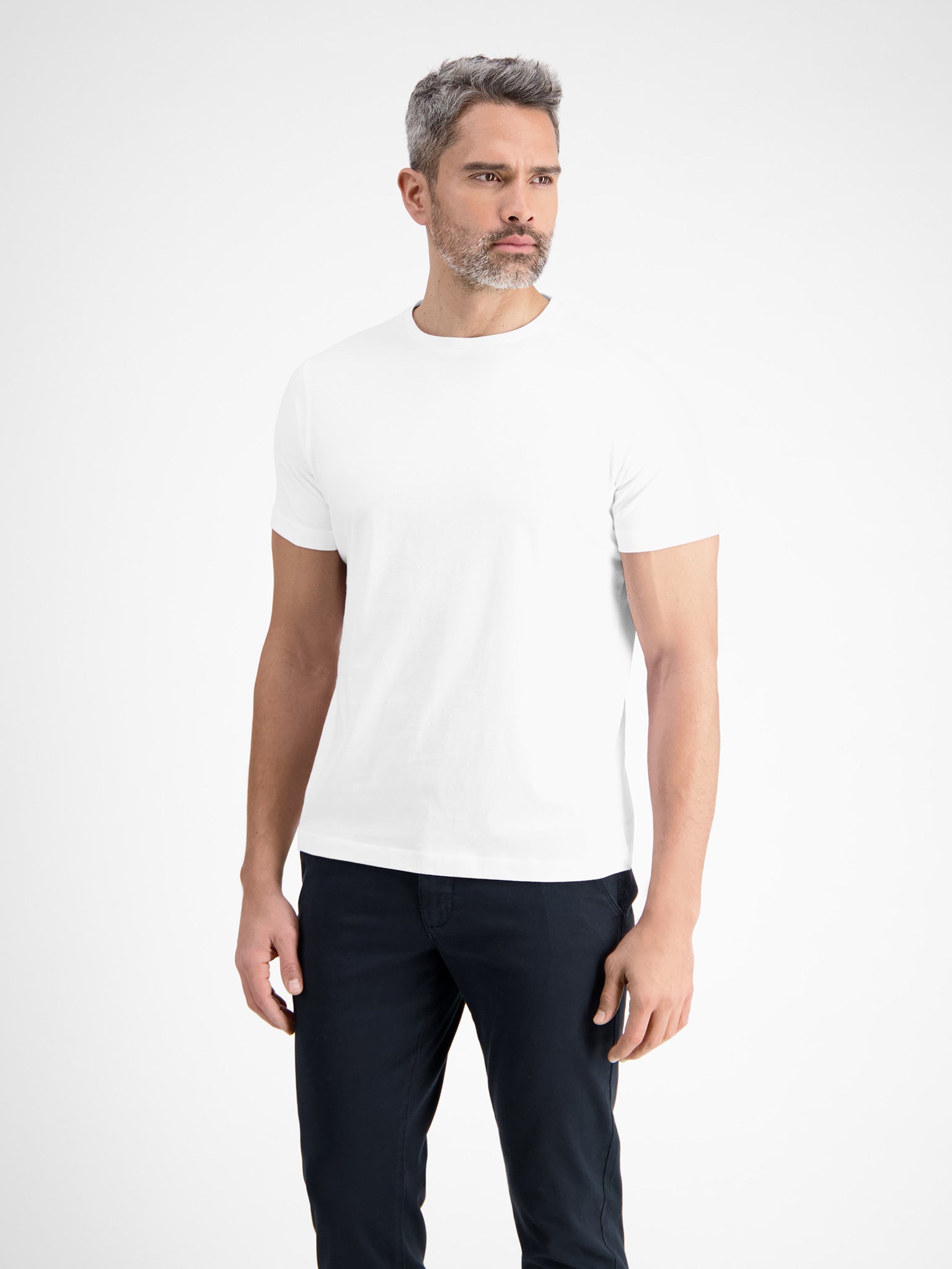 Lerros Herren T-Shirts kurz White
