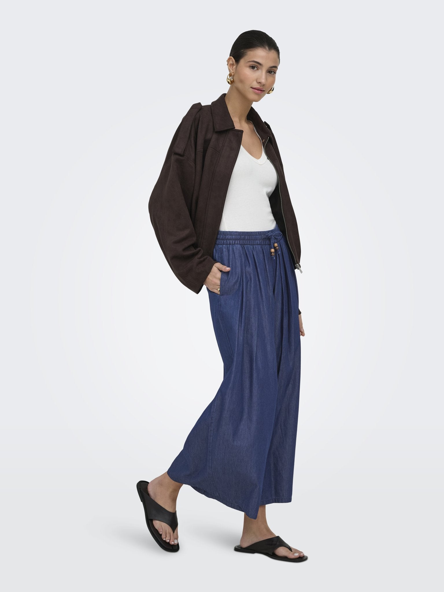 Only Damen Jeans Dark Blue Denim