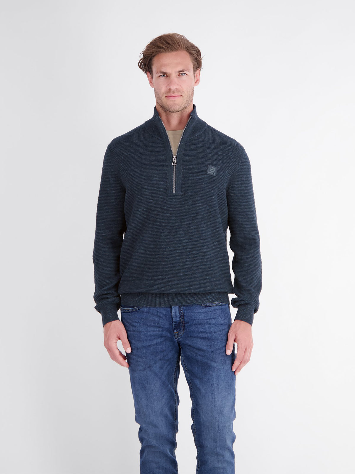 Lerros Herren Pullover Classic Navy