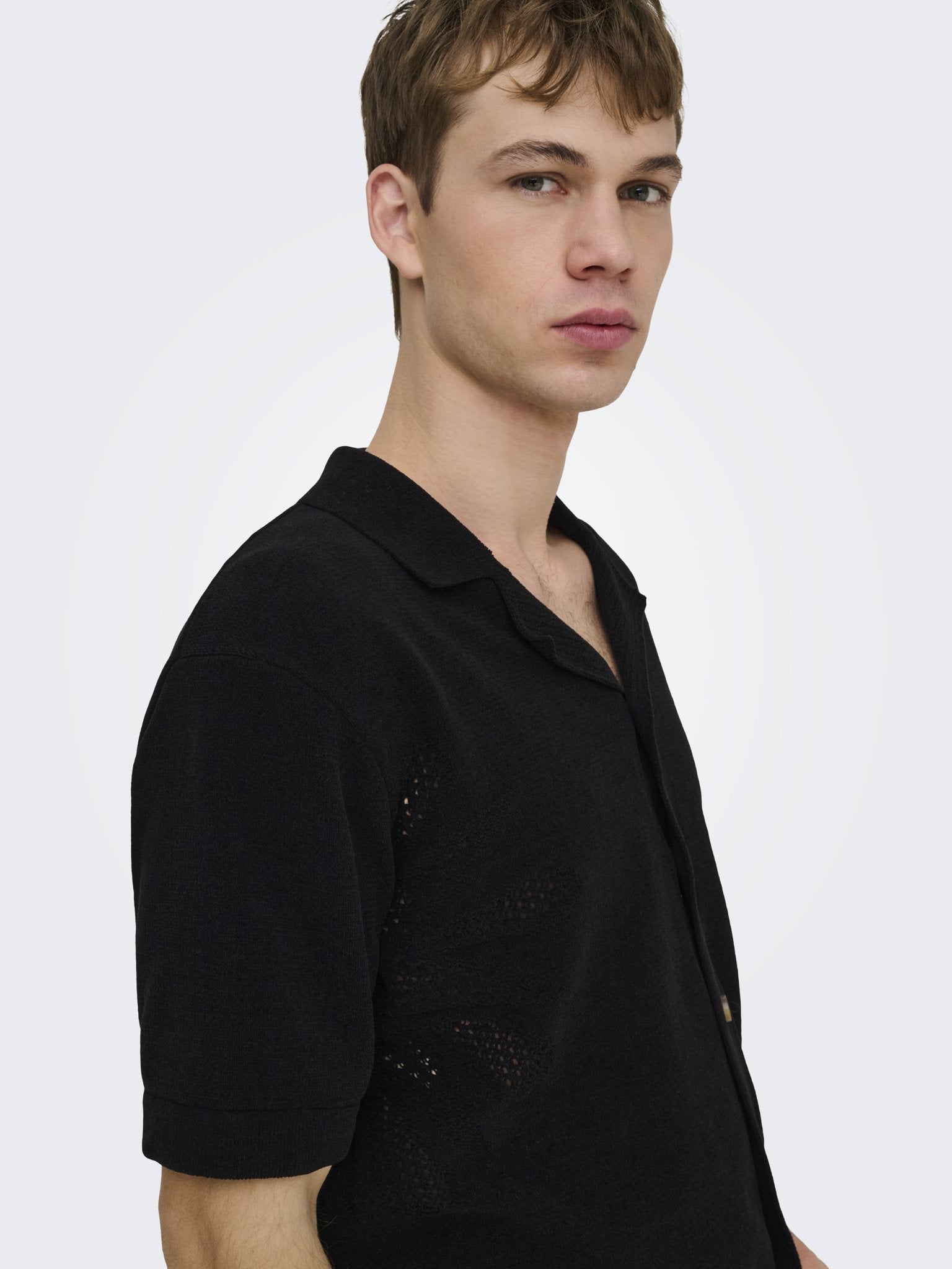 Only & Sons Herren Strickjacken Black