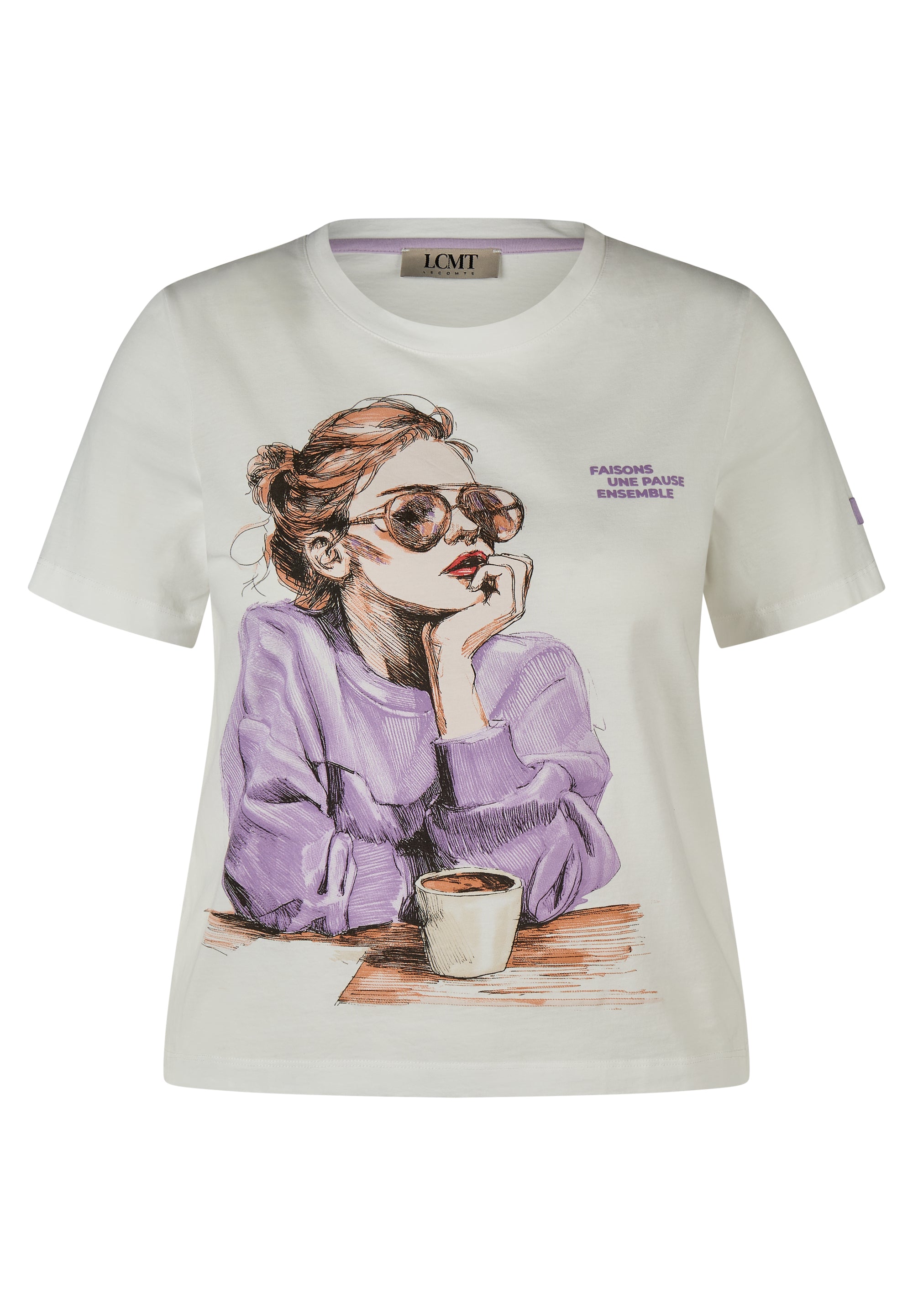 Le Comte Damen T-Shirts Natur
