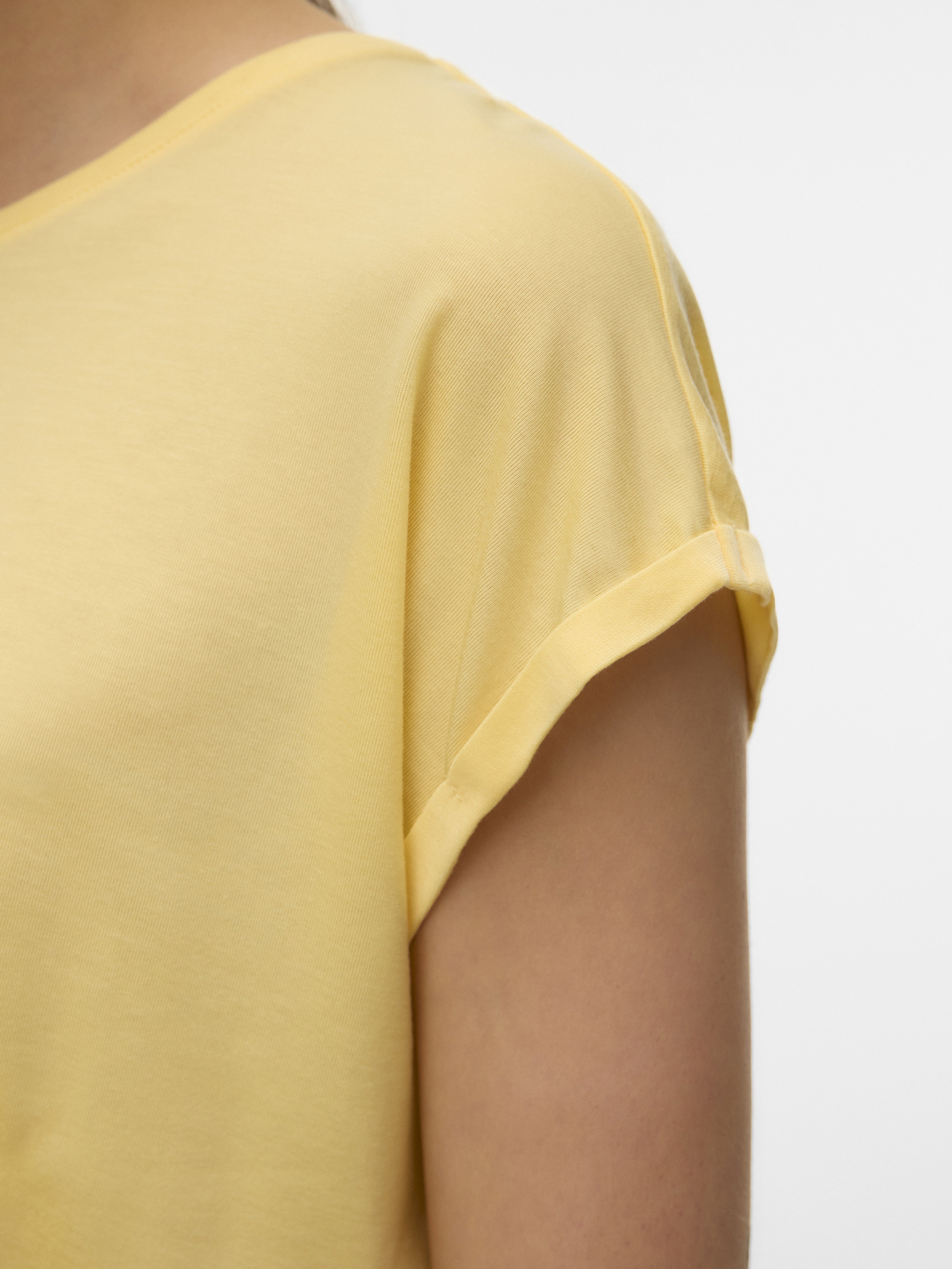 Vero Moda Damen T-Shirts Golden Haze