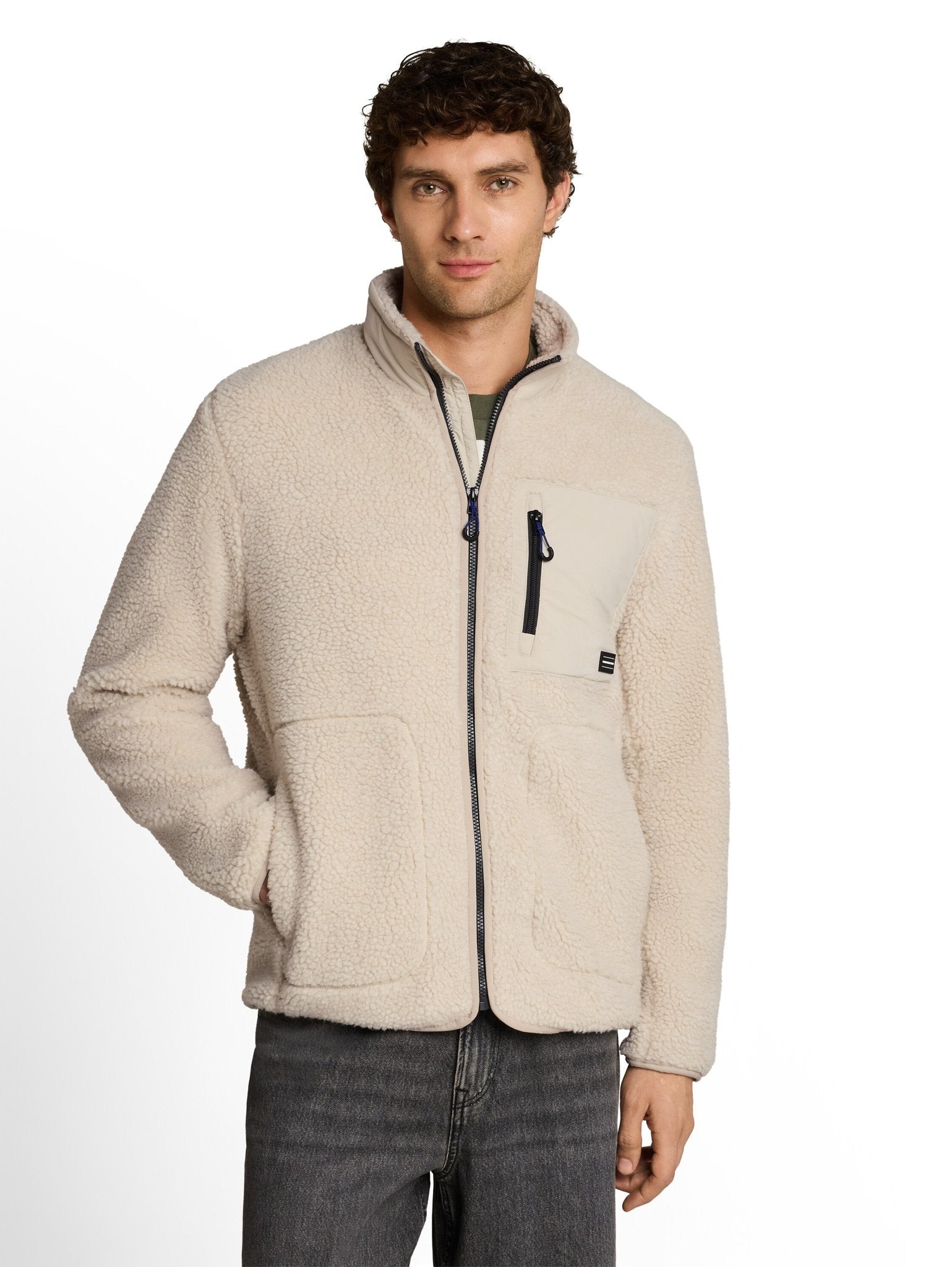 Tom Tailor denim Herren Jacken Dusty Beige