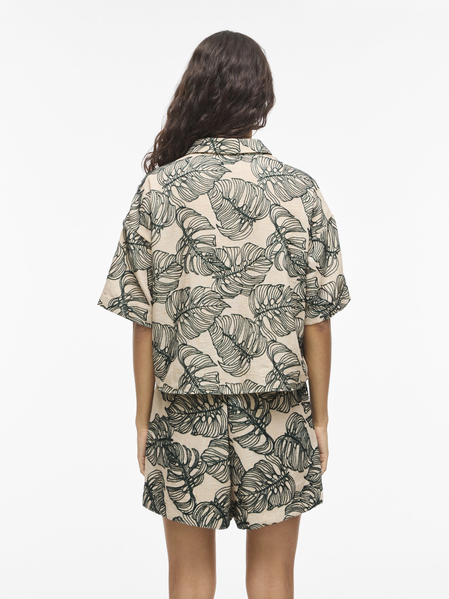 Vila Damen Blusen Birch/Atlantic