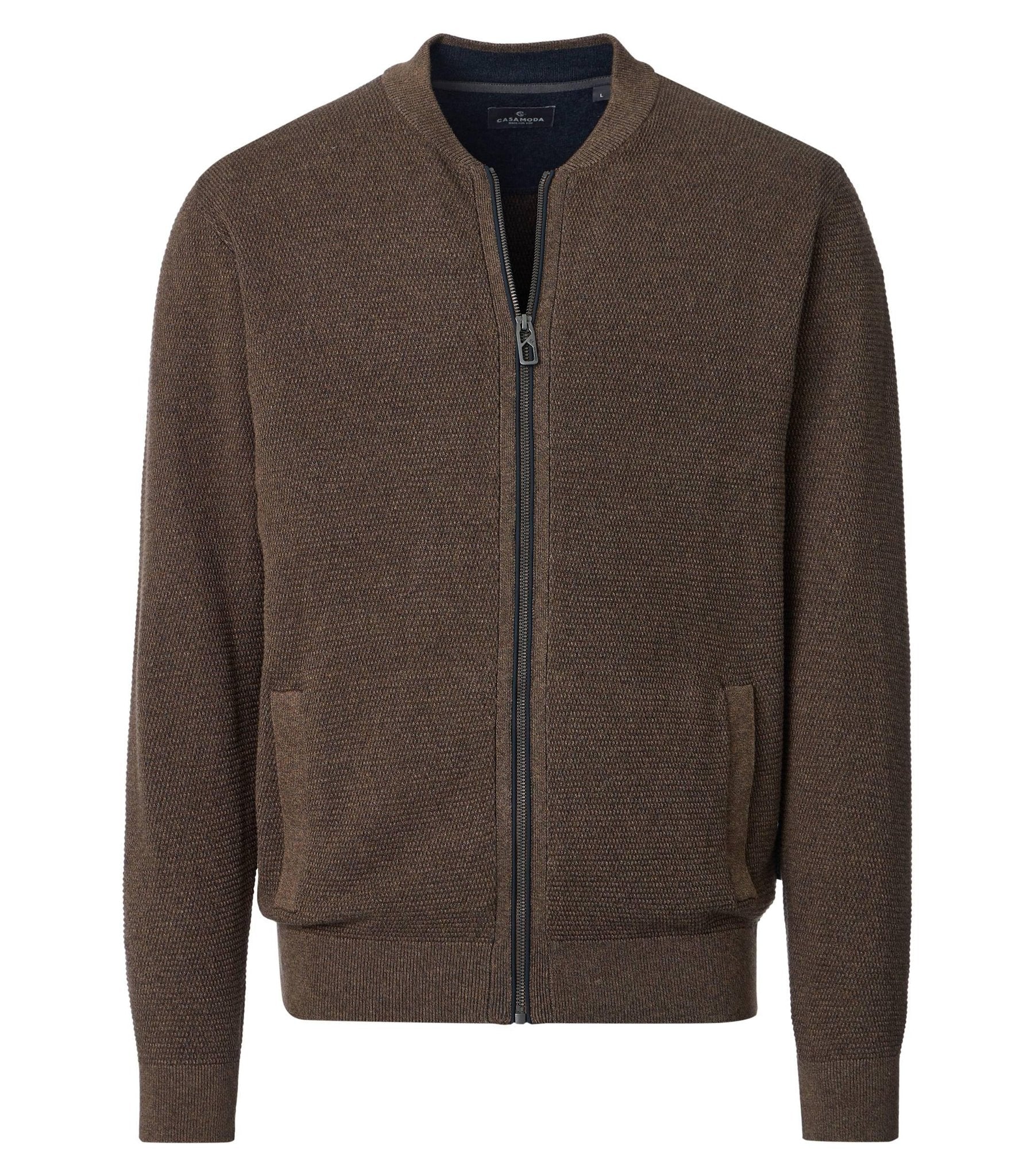 Casa Moda Herren Strickjacken  Braun