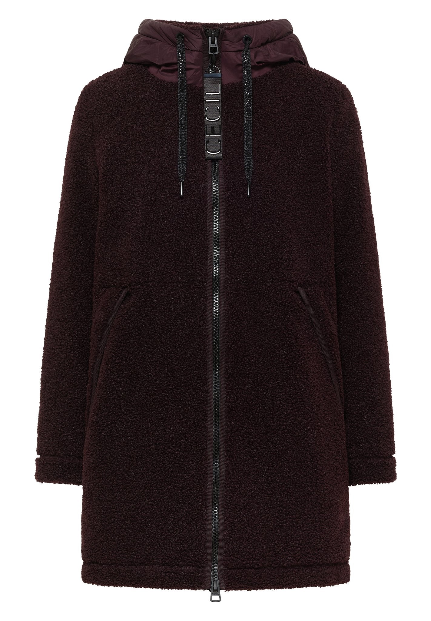 Cecil Damen Mantel  Berry Red