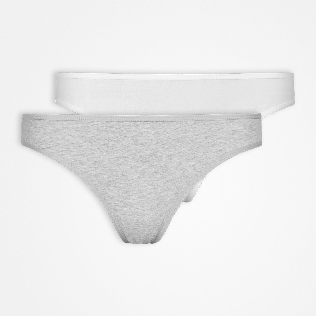 Snocks Slip  Grey/White