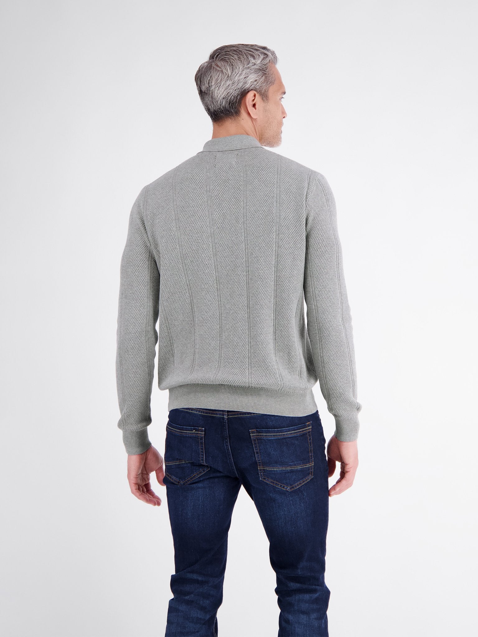 Lerros Herren Pullover Platinum Grey M