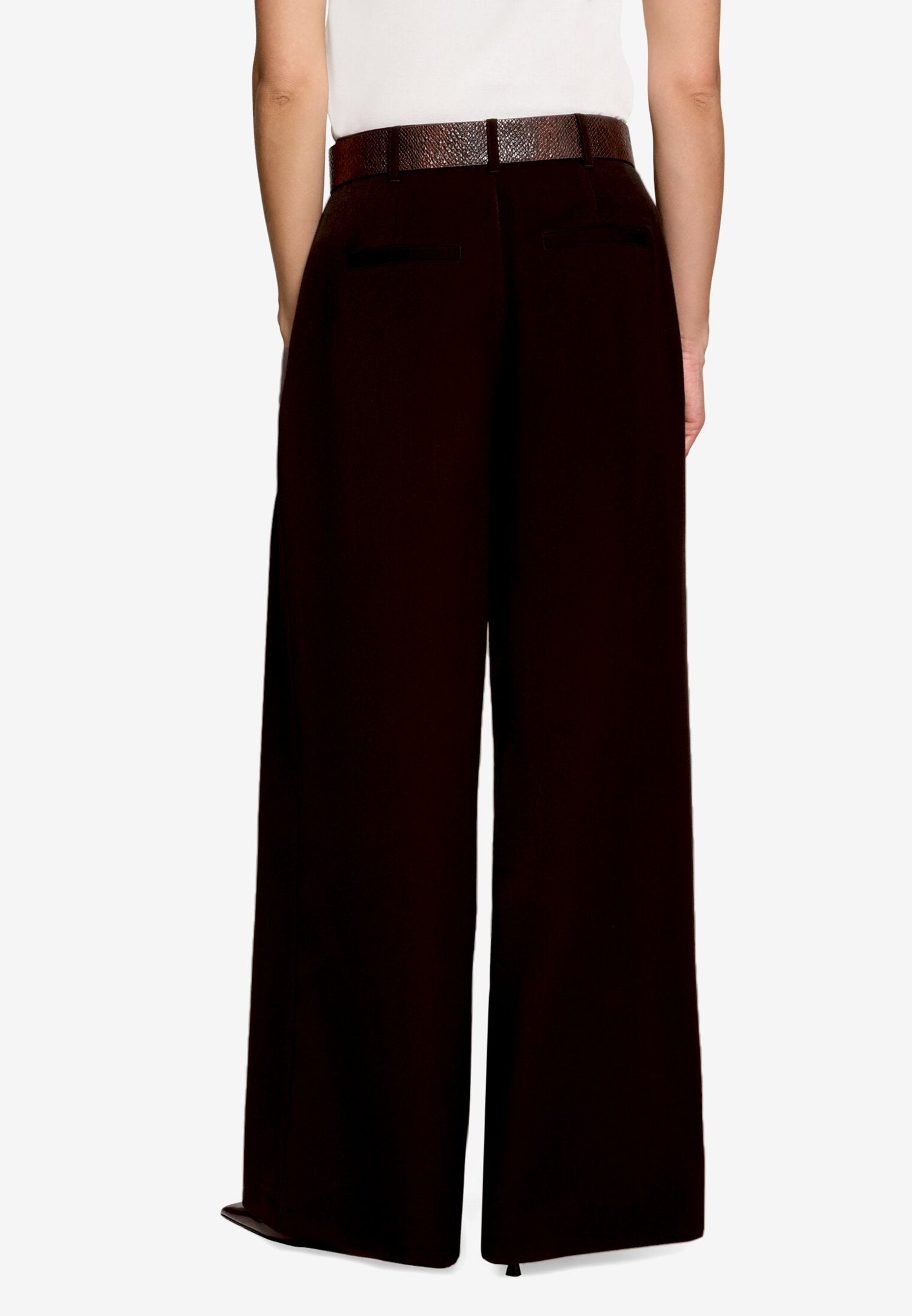 Zero Damen Hosen Chocolate Plum