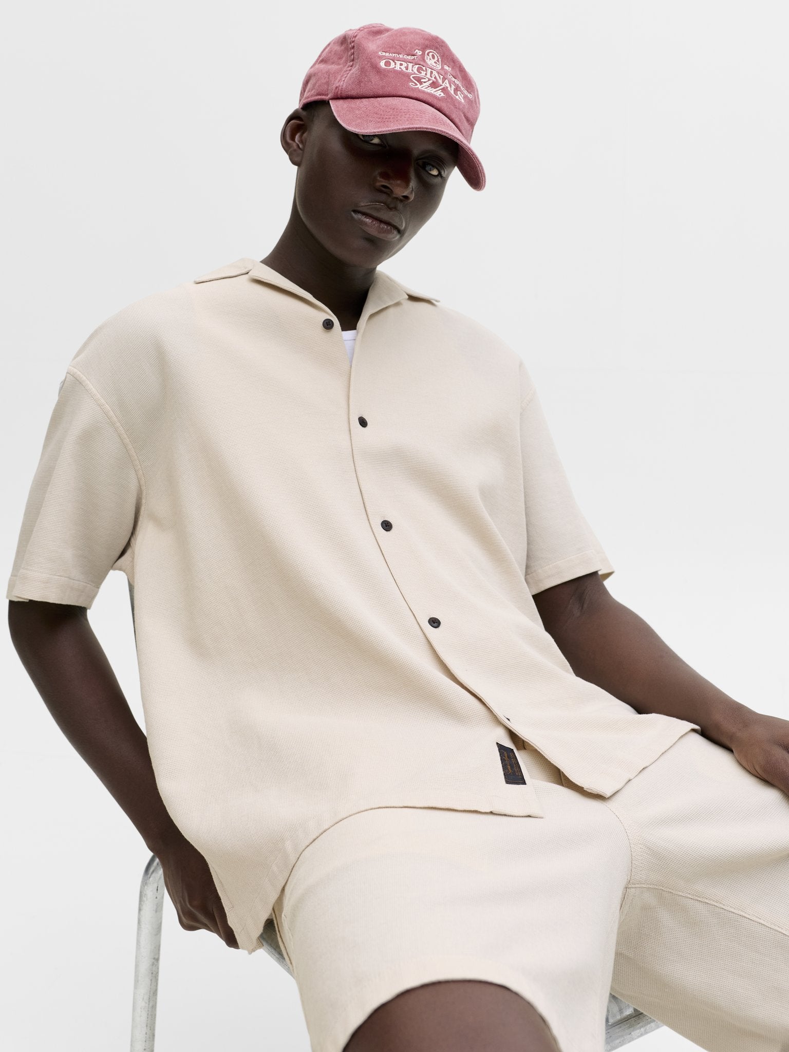 Jack & Jones Herren Hemden lang Moonbeam