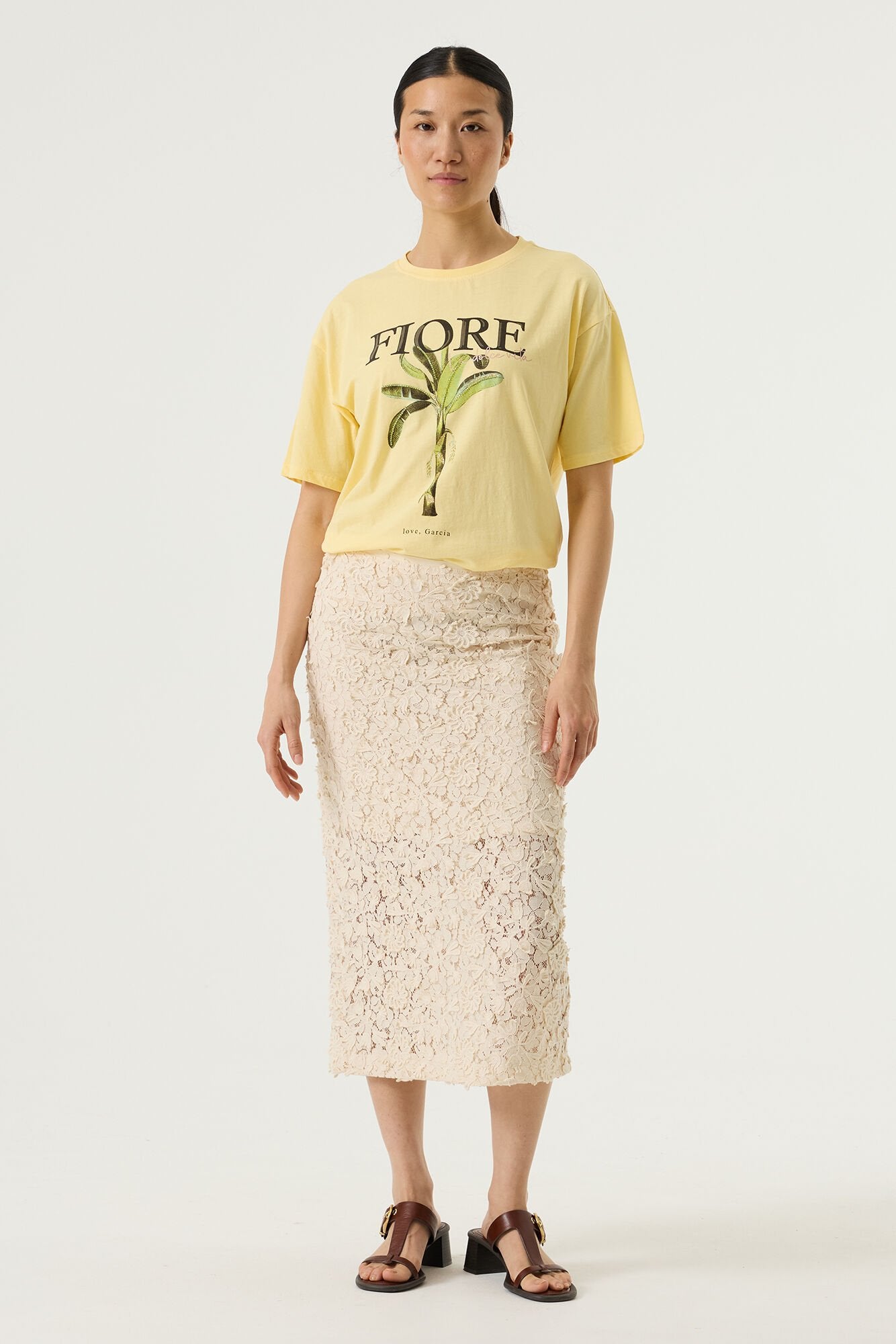 Garcia Damen T-Shirts Lush Lemon