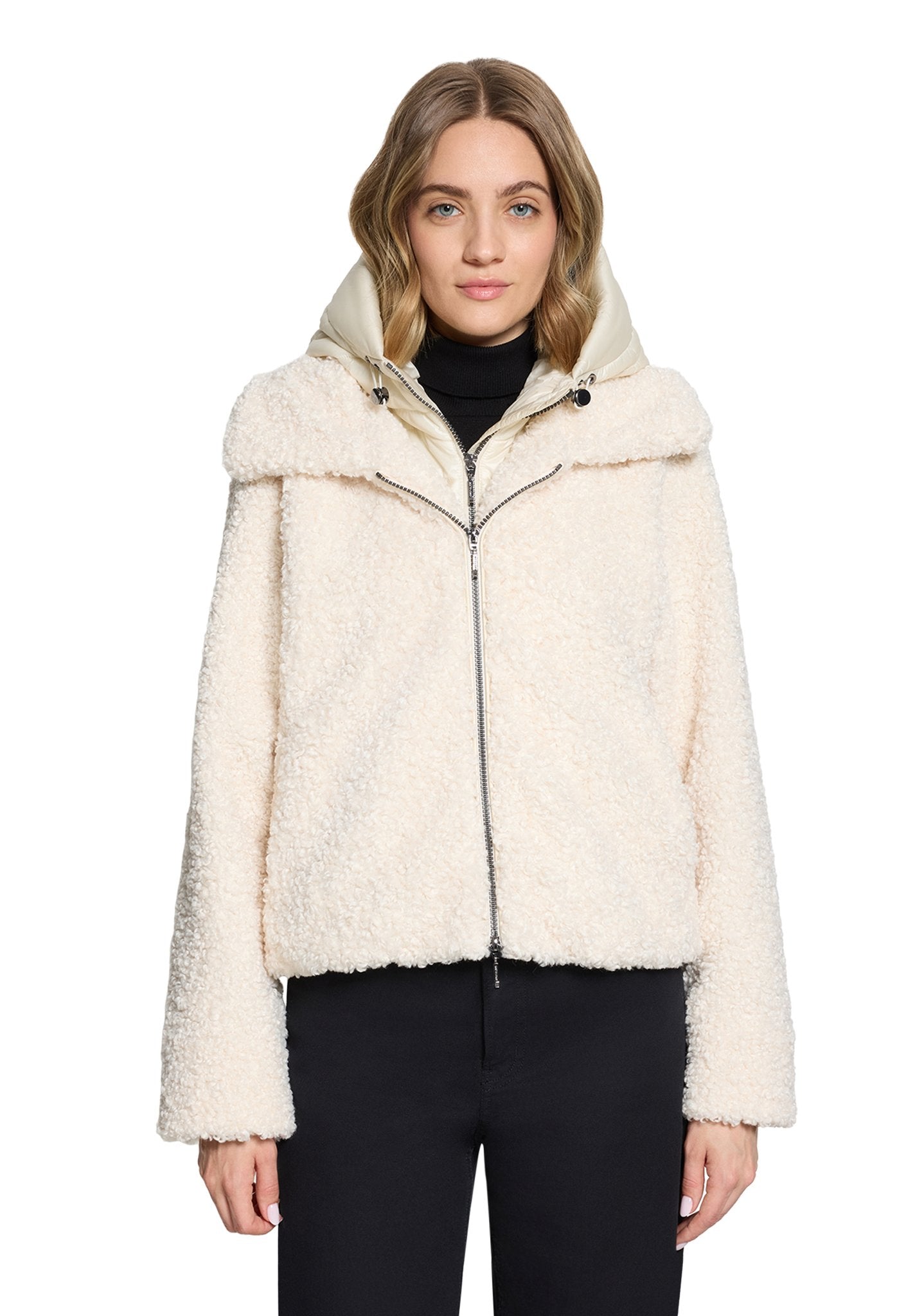Amber & June Damen Jacken Pearl Crea