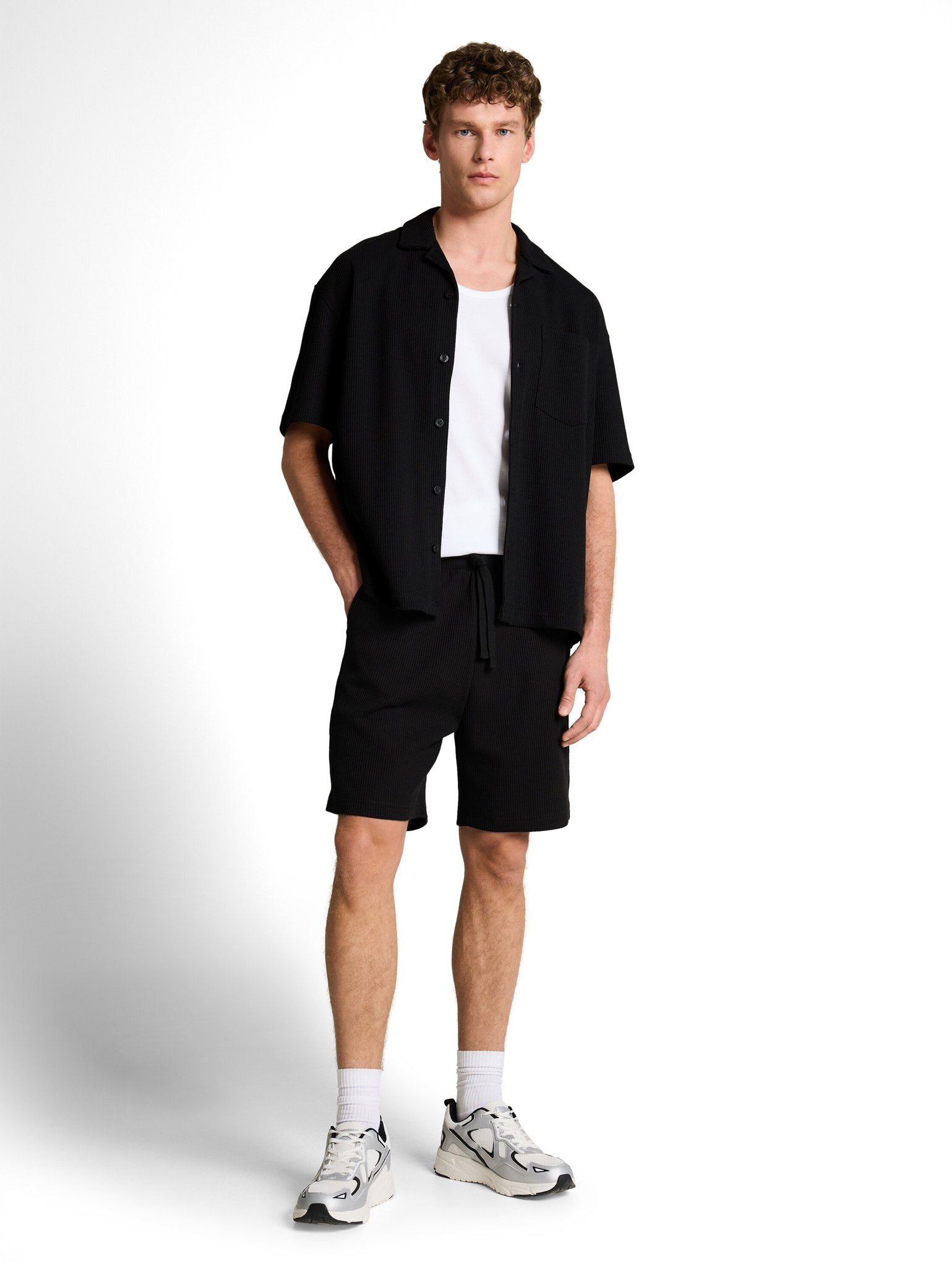 Tom Tailor denim Herren Shorts Black