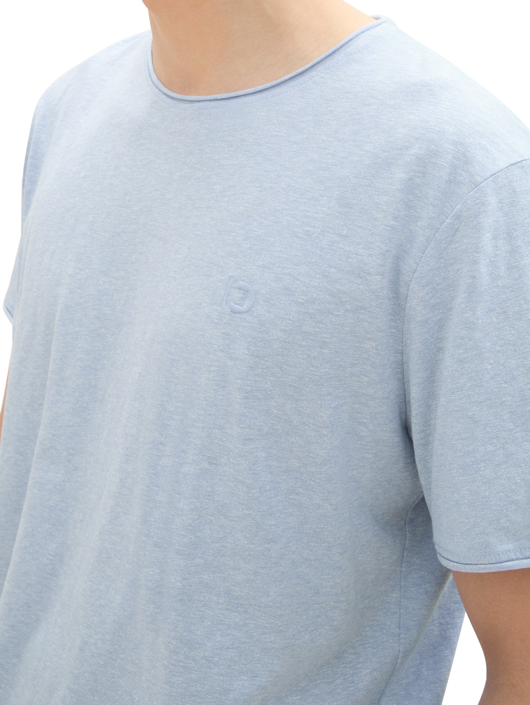 Tom Tailor denim Herren T-Shirts kurz Brunnera Blue