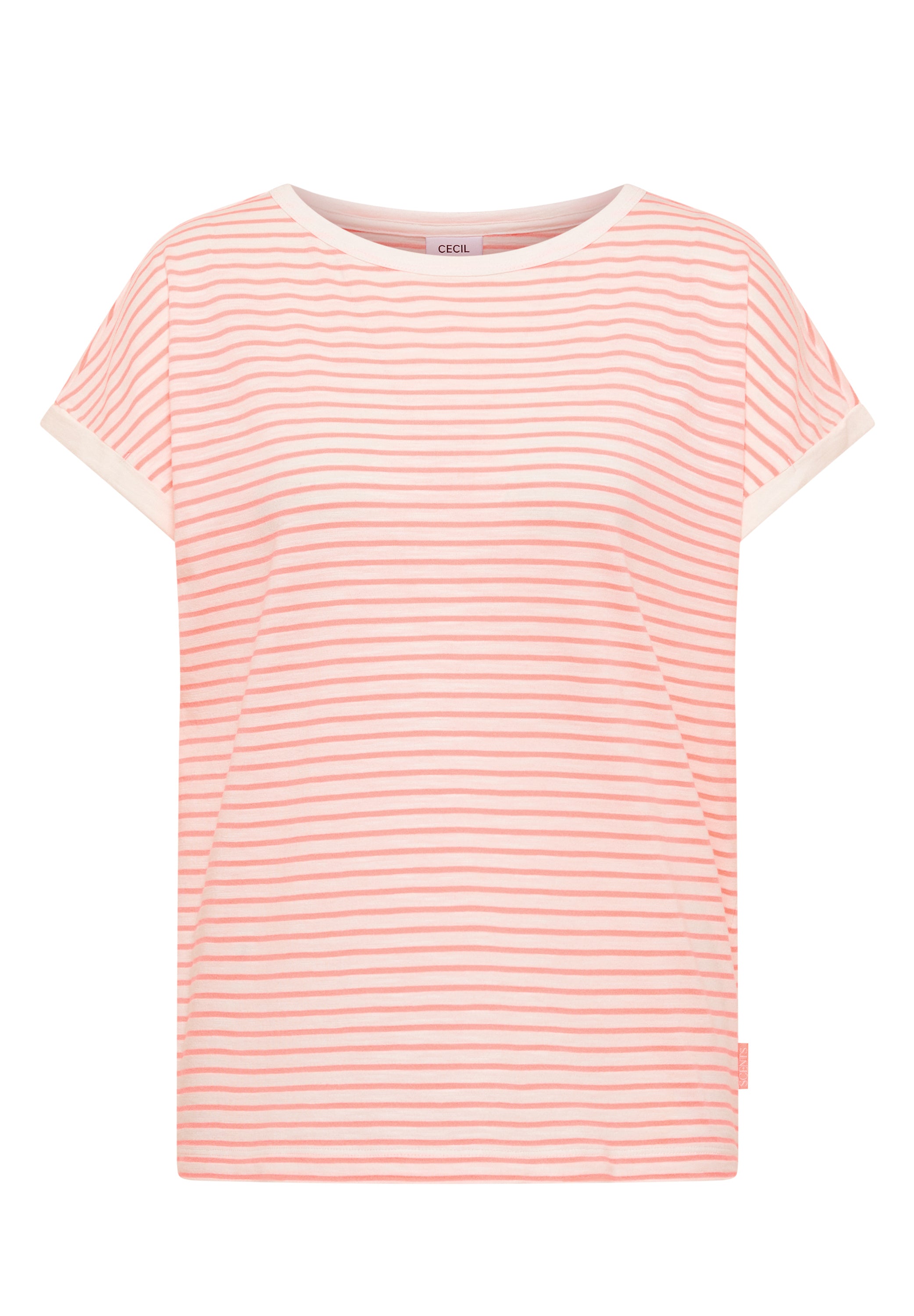 Cecil Damen T-Shirts Coral