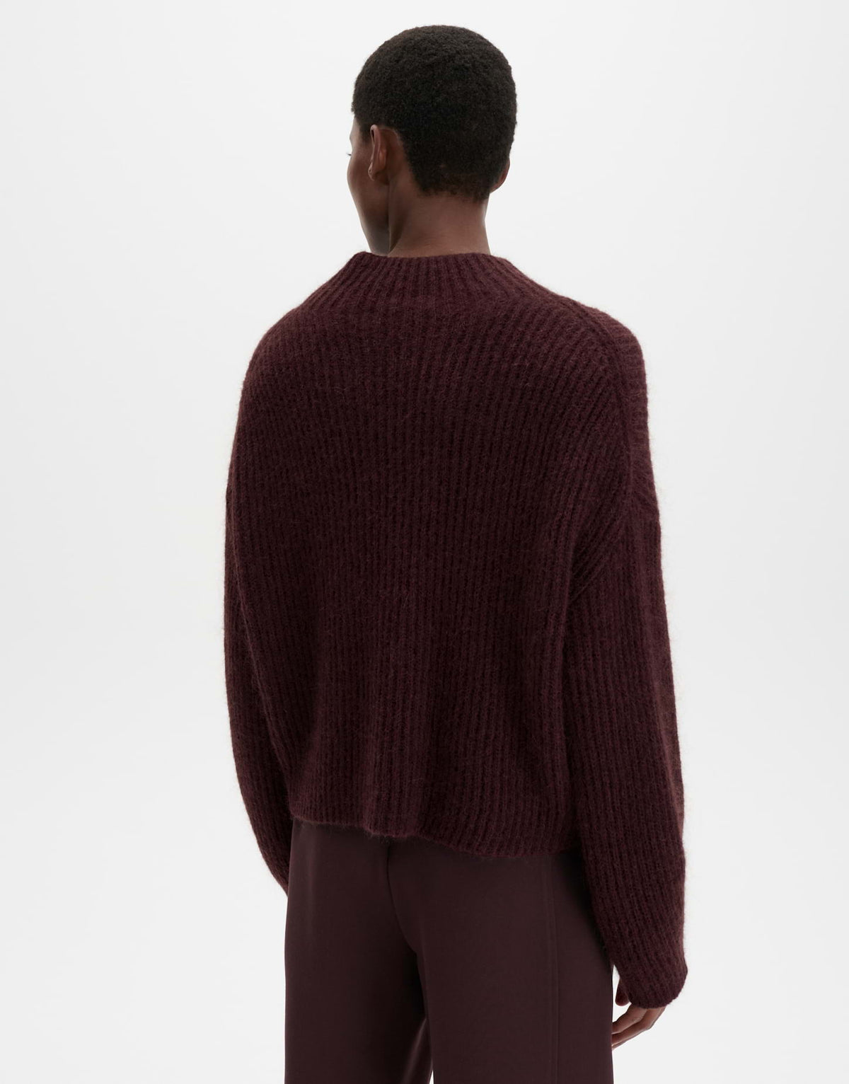 Someday Damen Pullover Mahogany
