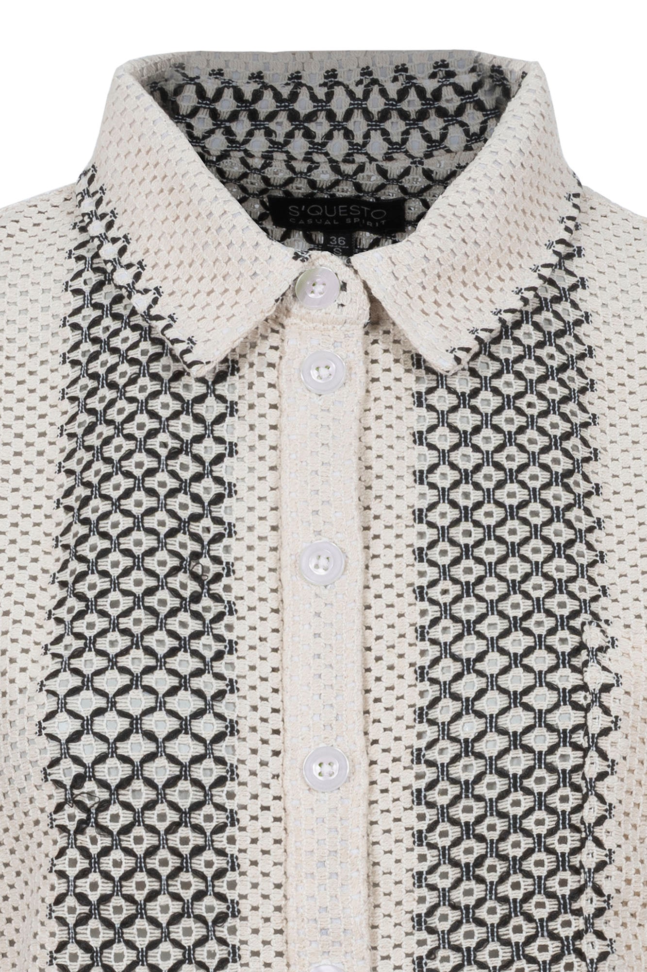 Soquesto Damen Blusen Beige