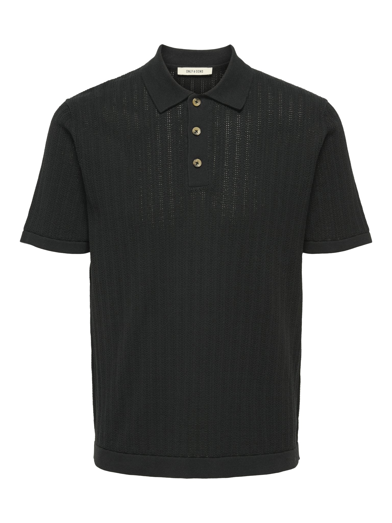 Only & Sons Herren Polo-Shirts Black