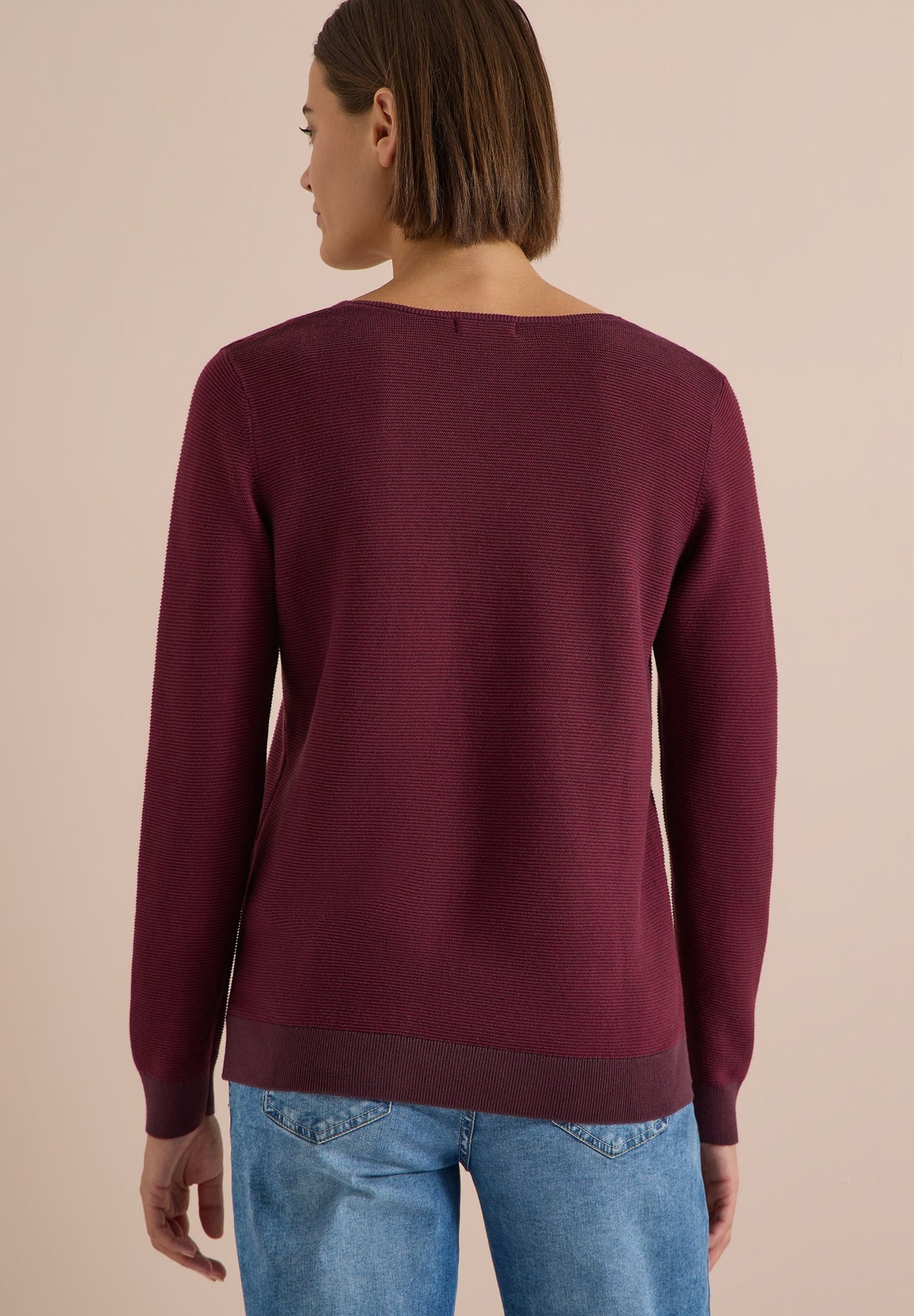Cecil Damen Pullover Berry Red